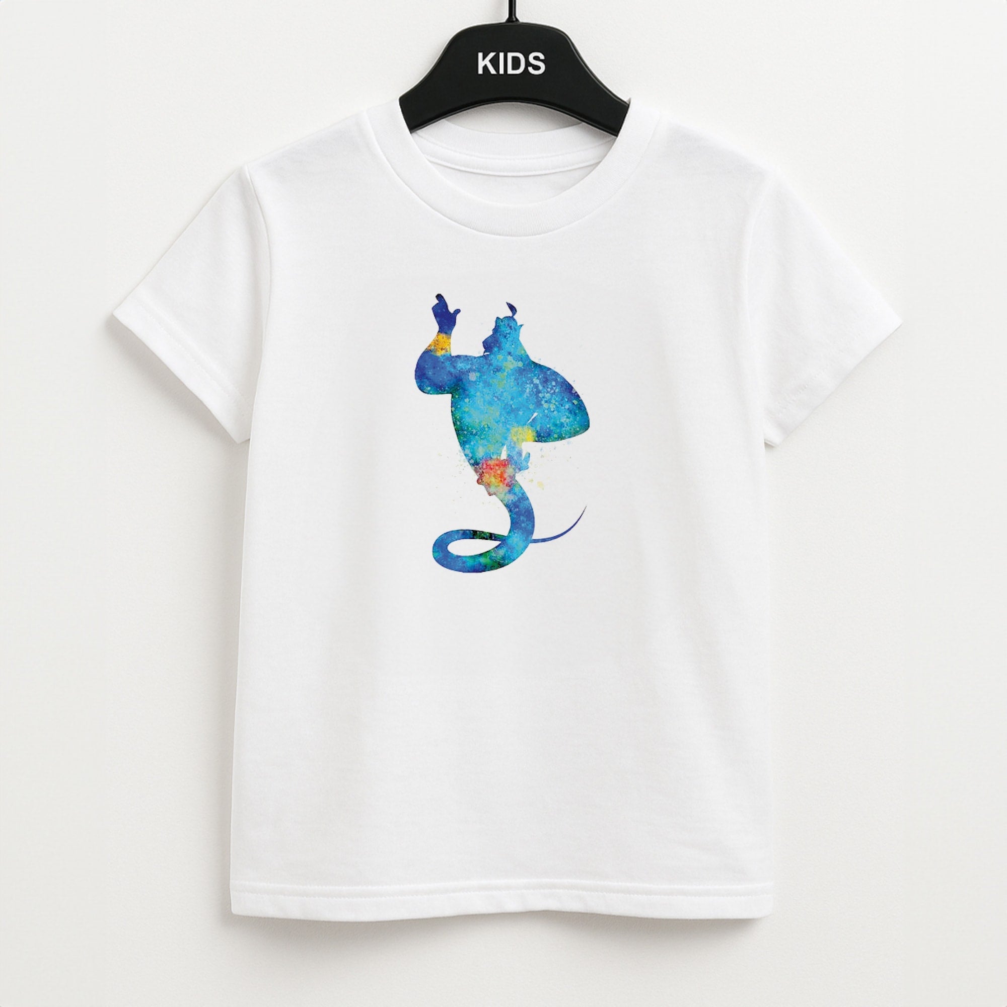 Watercolour Aladdin Fairytale Kids T-Shirt