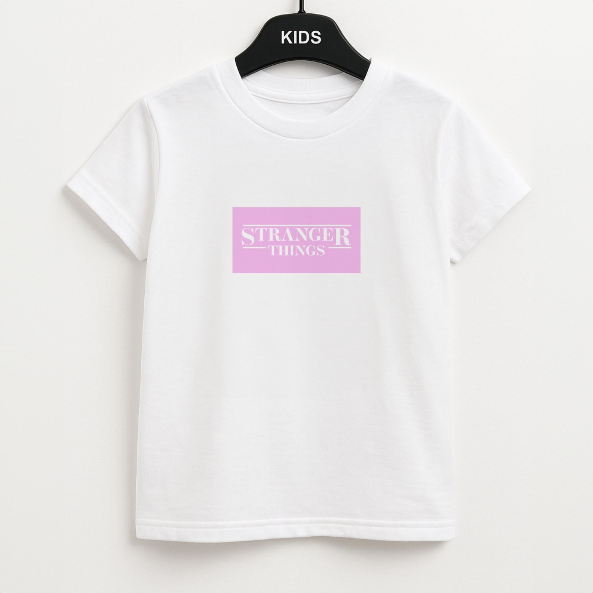 Pink Galaxy Stranger Unisex Kids T-Shirt