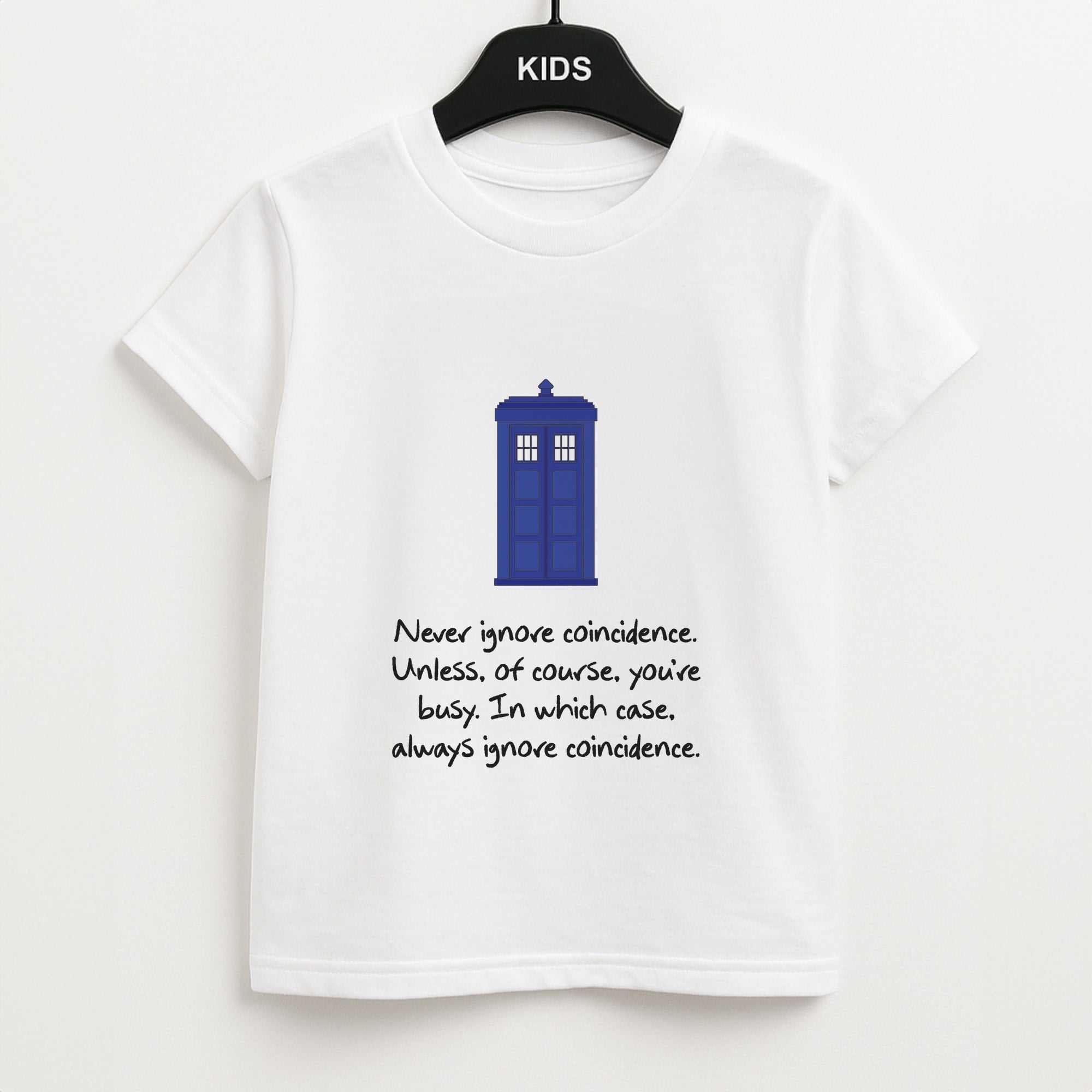 Never Ignore Coincidence Unisex Kids T-Shirt