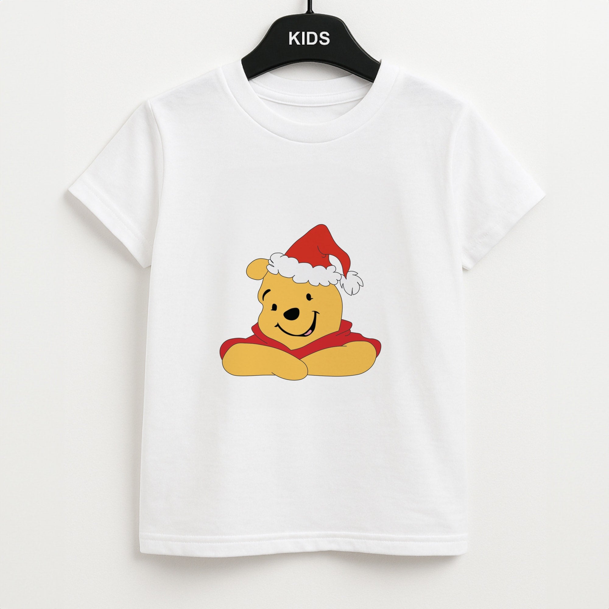 Winnie Pattern Christmas Unisex Kids T-Shirt