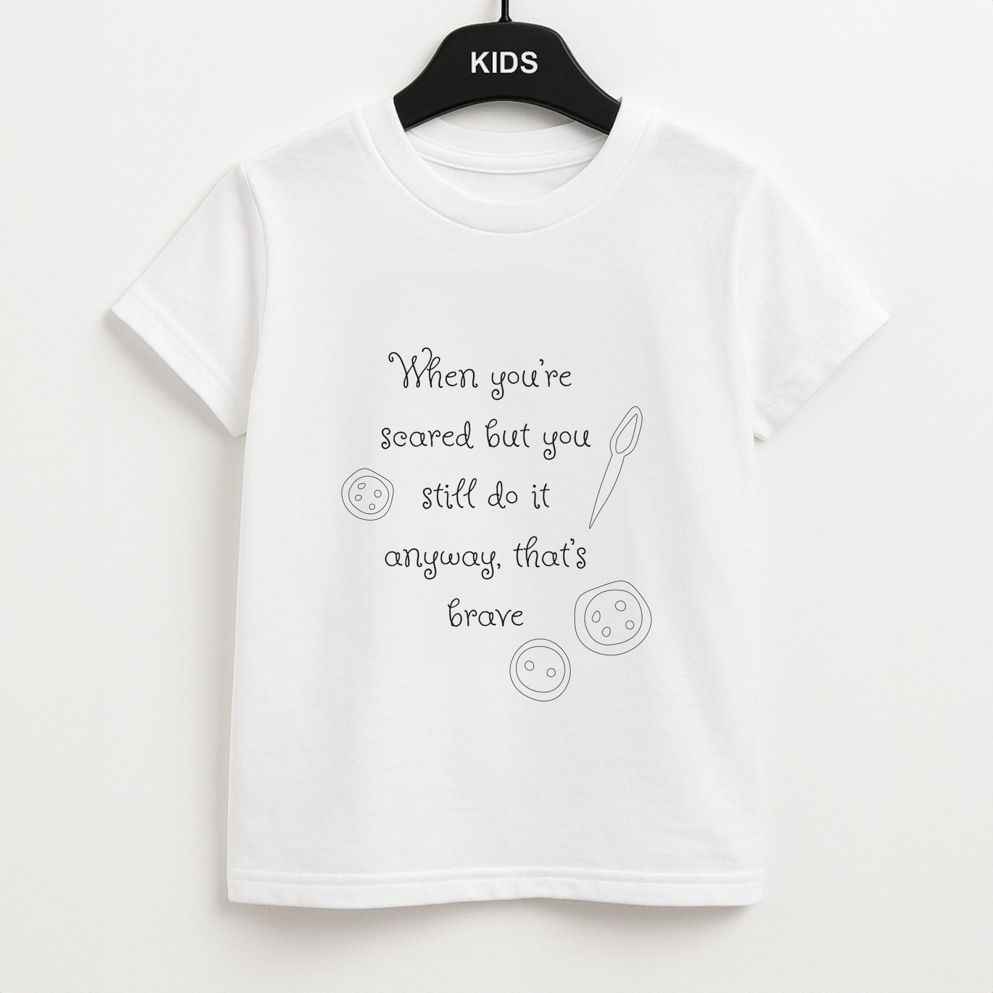That's Brave Unisex Kids T-Shirt
