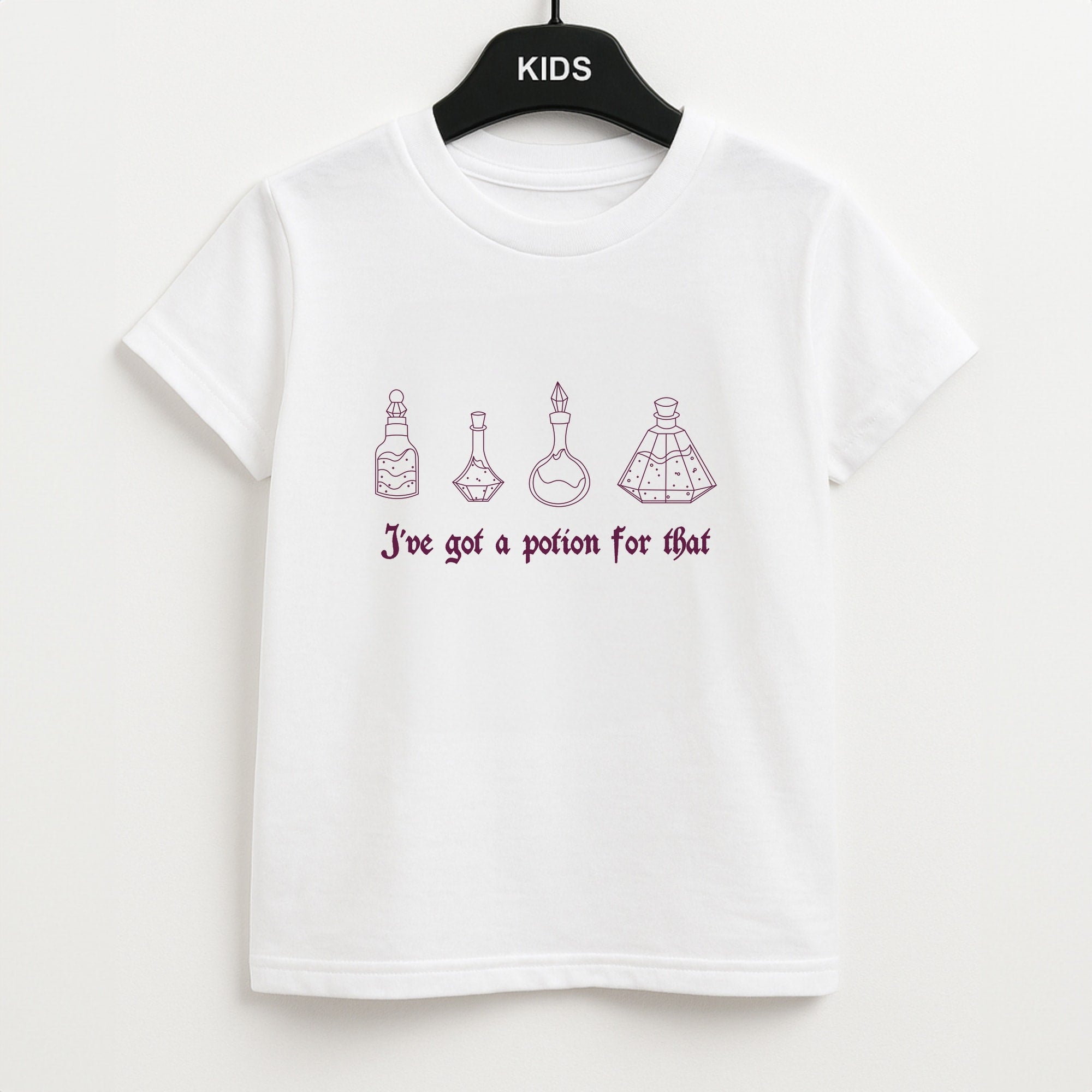 I've Got A Potion For You Dark Pink Unisex Kids T-Shirt