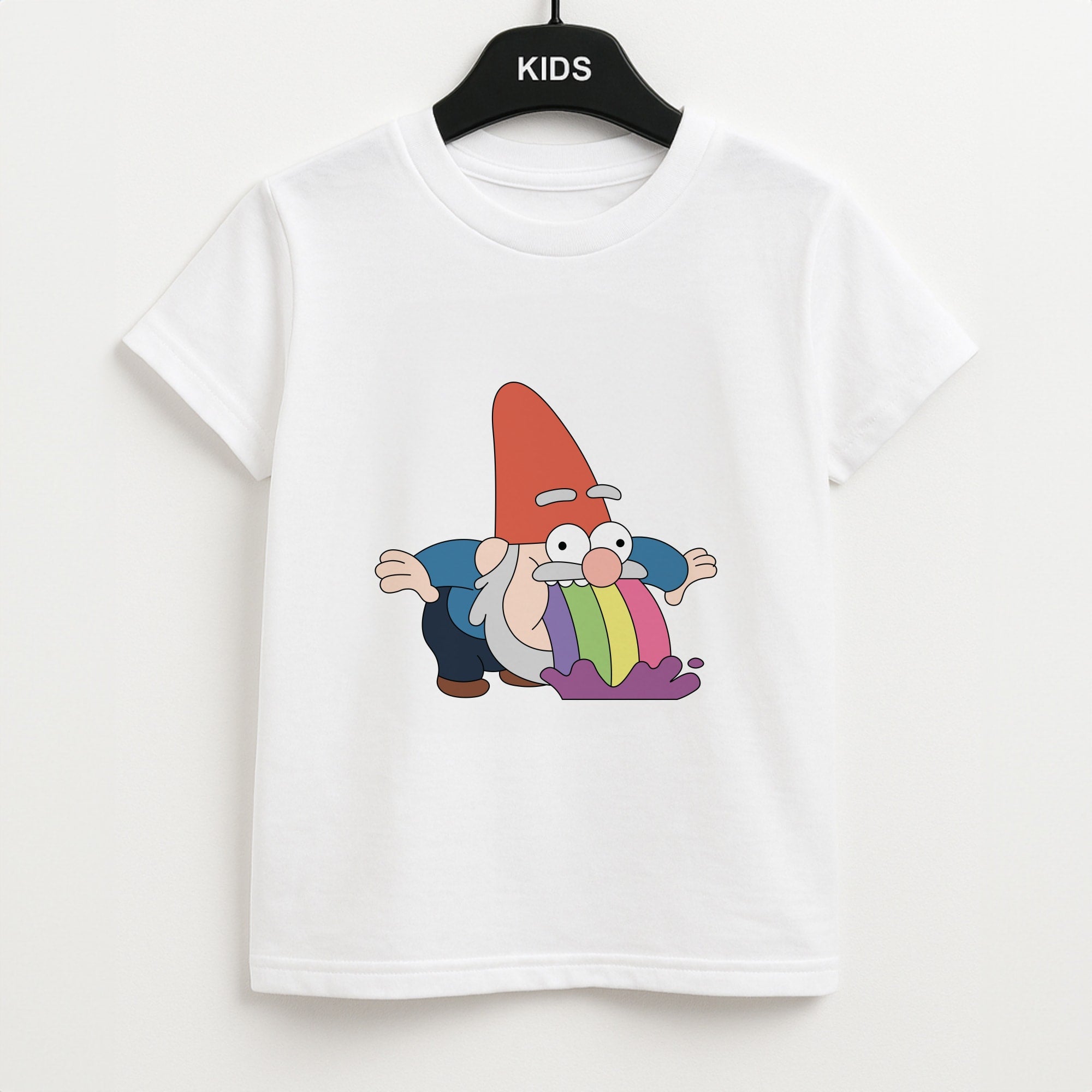 Garden Gnome Rainbow Unisex Kids T-Shirt