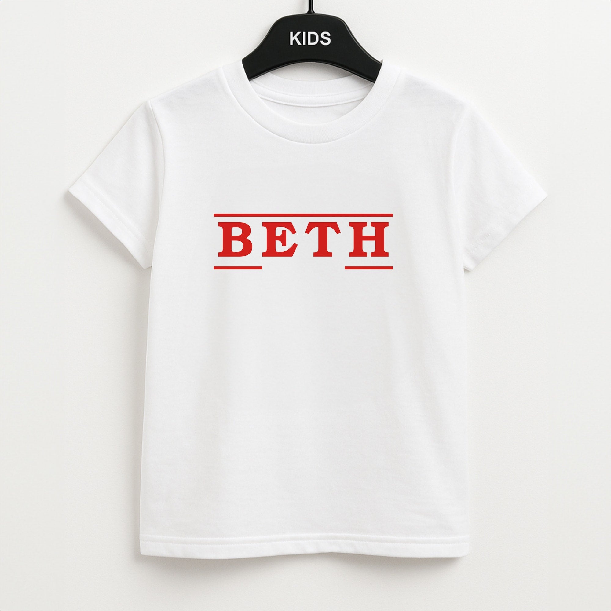 Title - Personalised Stranger Unisex Kids T-Shirt