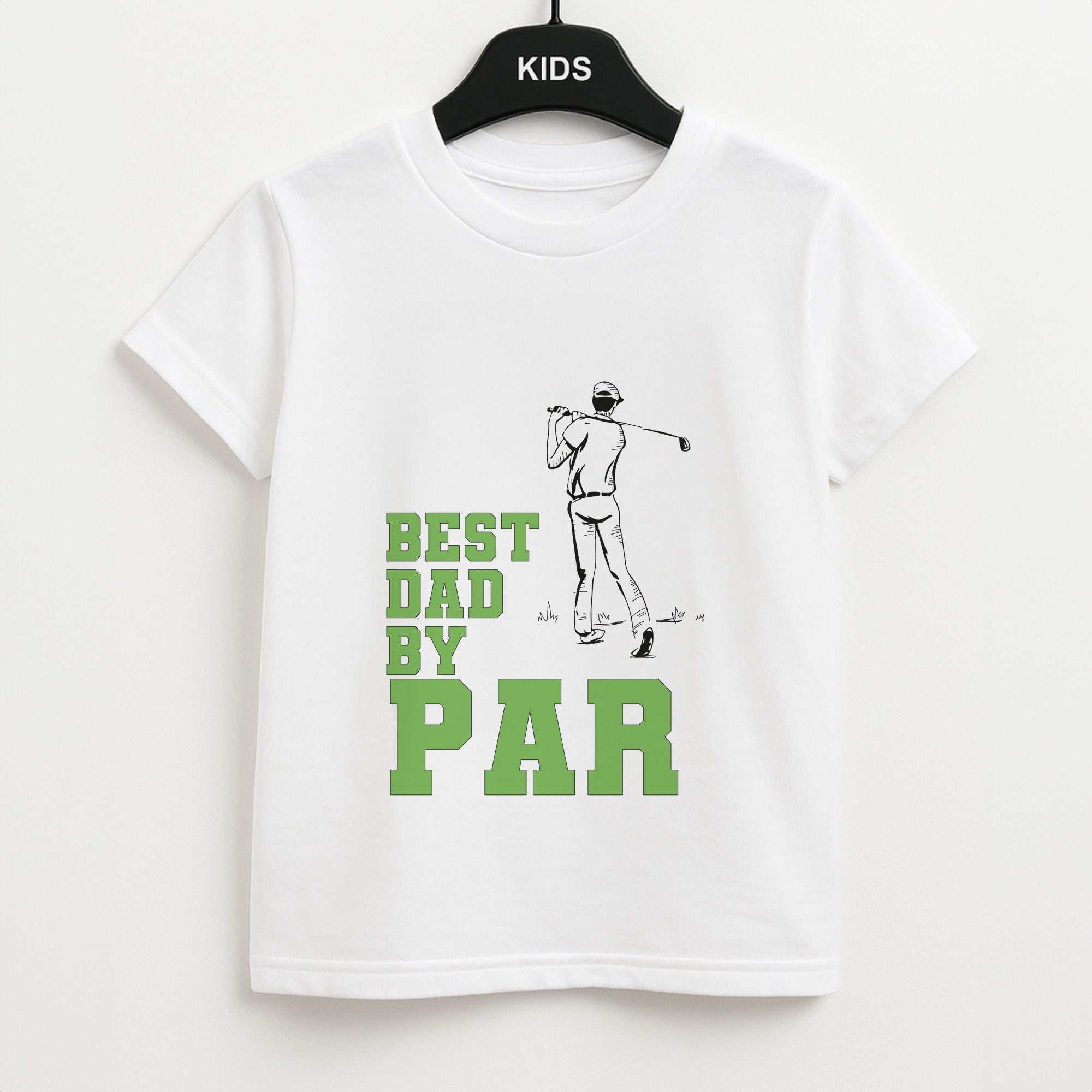 Best Dad By Par - Fathers Day Unisex Kids T-Shirt