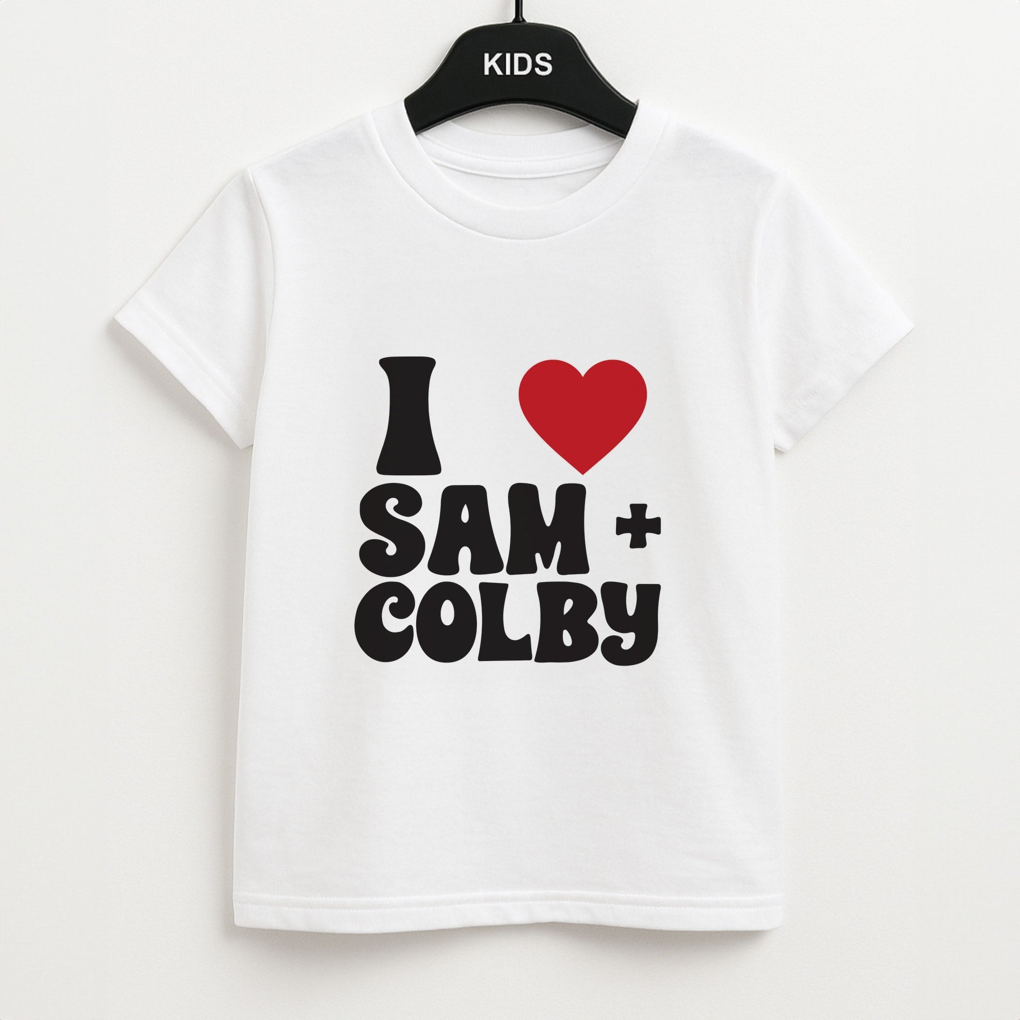 I Love S & C Unisex Kids T-Shirt