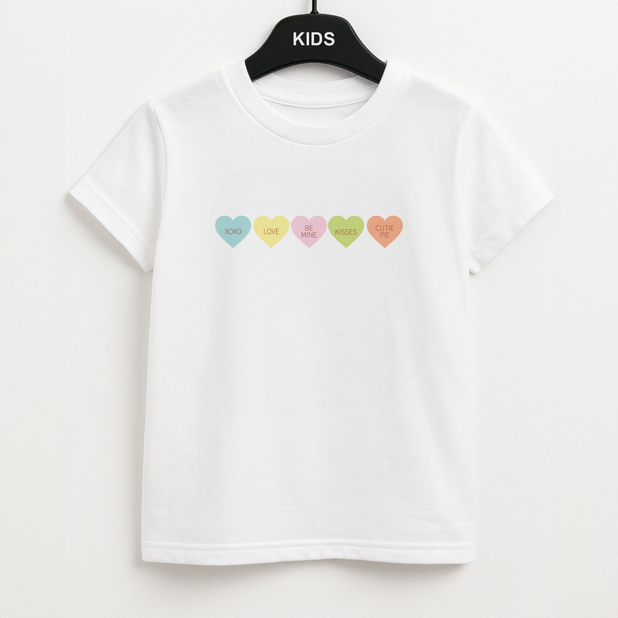 Love Hearts- Valentine's Day Unisex Kids T-Shirt