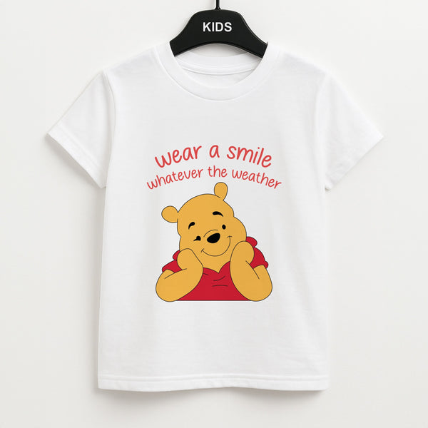 Wear A Smile Whatever The Weather Unisex Kids T-Shirt