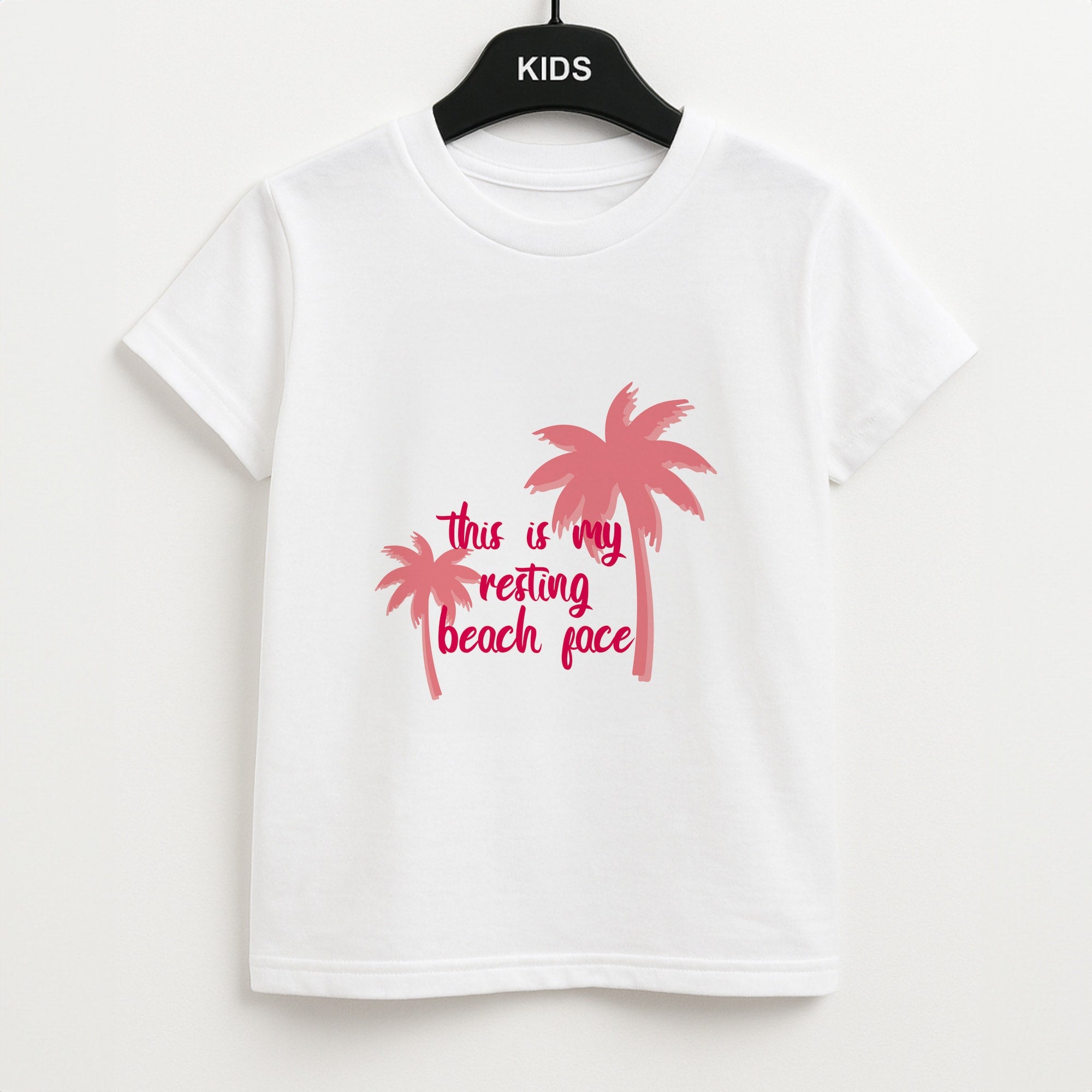 This Is My Resting Beach Face - Summer Quotes Unisex Kids T-Shirt