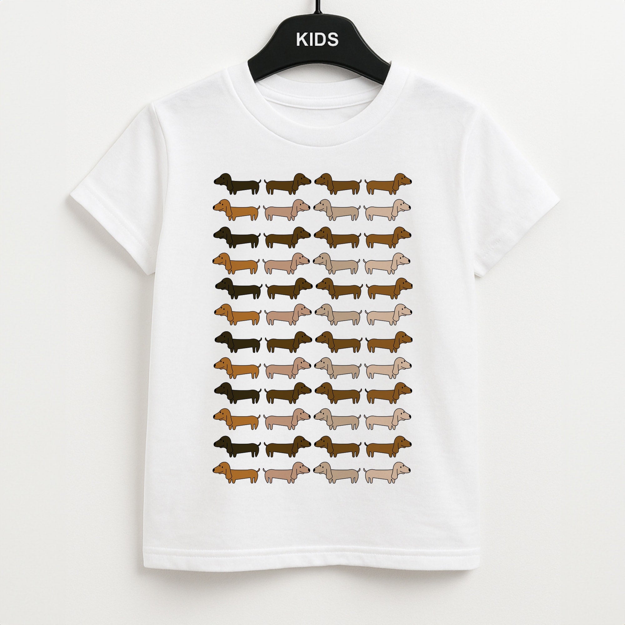 Collage - Dachshunds Unisex Kids T-Shirt