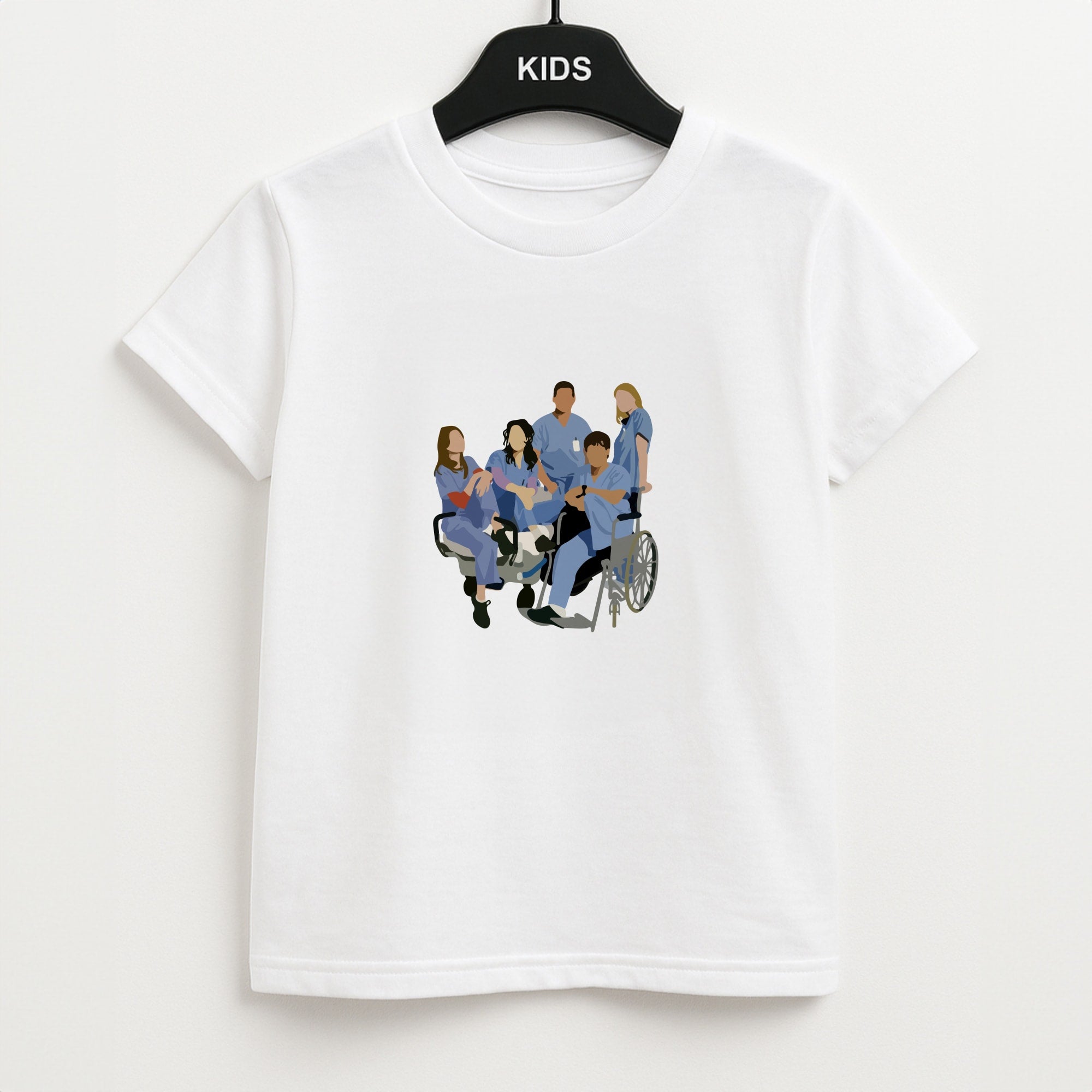 Greys Cast Unisex Kids T-Shirt