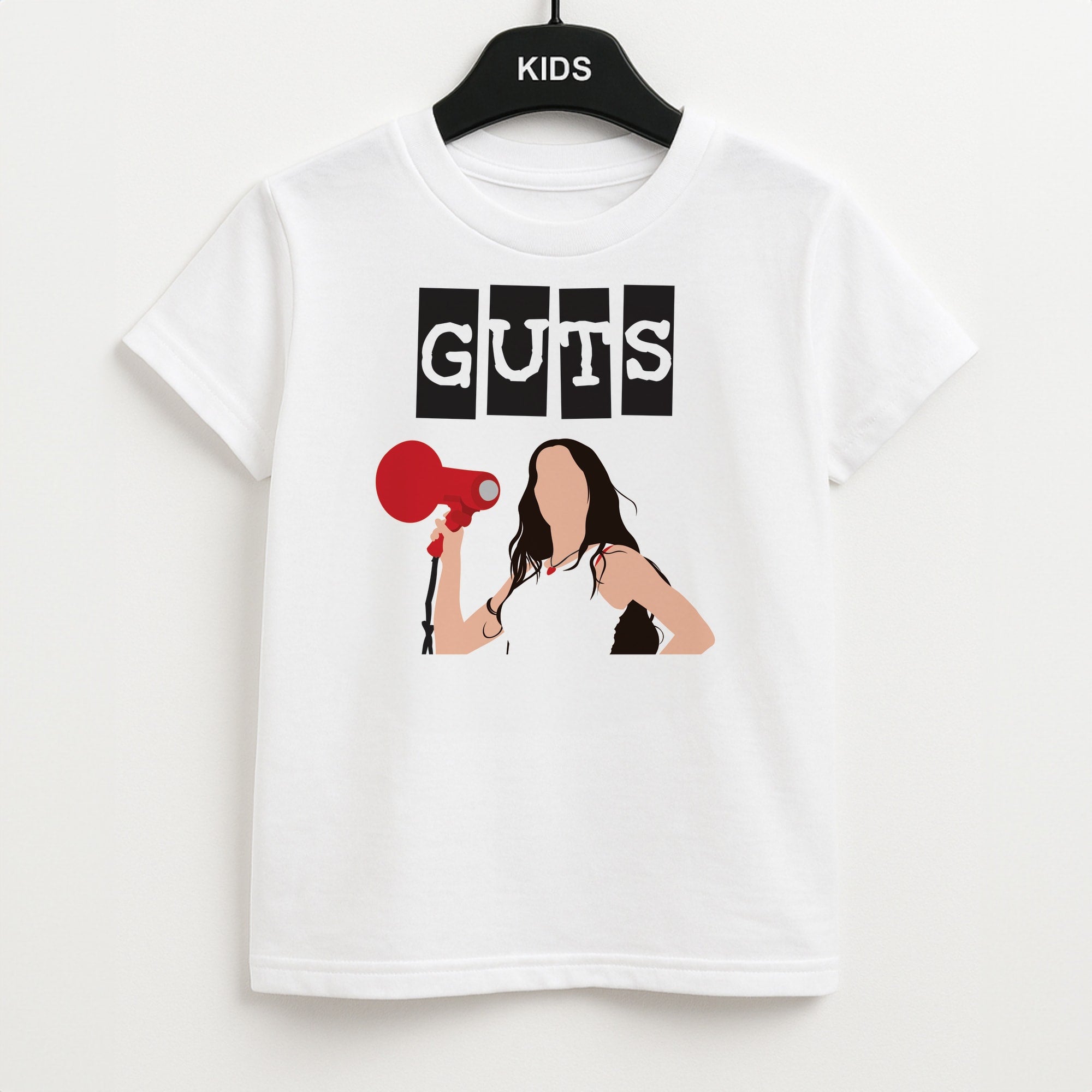 Olivia Red Megaphone Kids T-Shirt