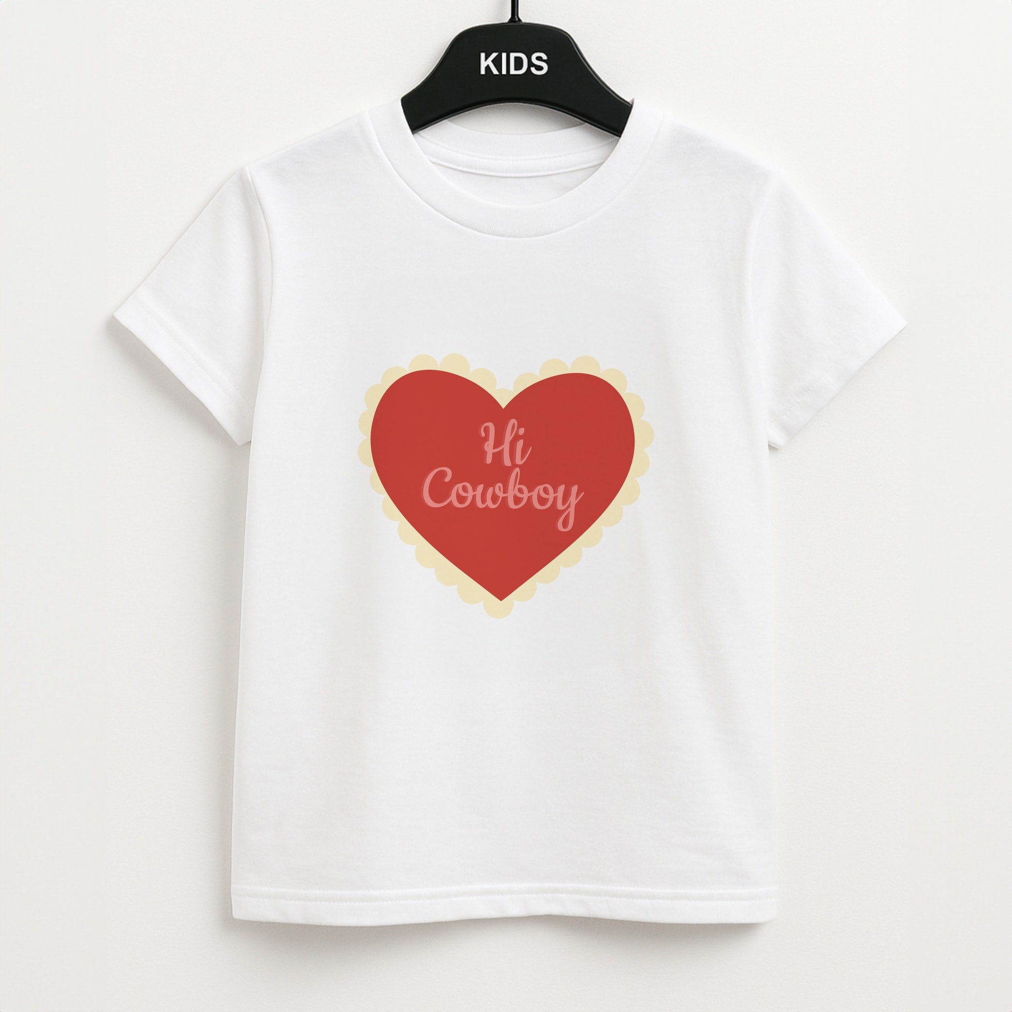 Hi Cowboy - Western Unisex Kids T-Shirt