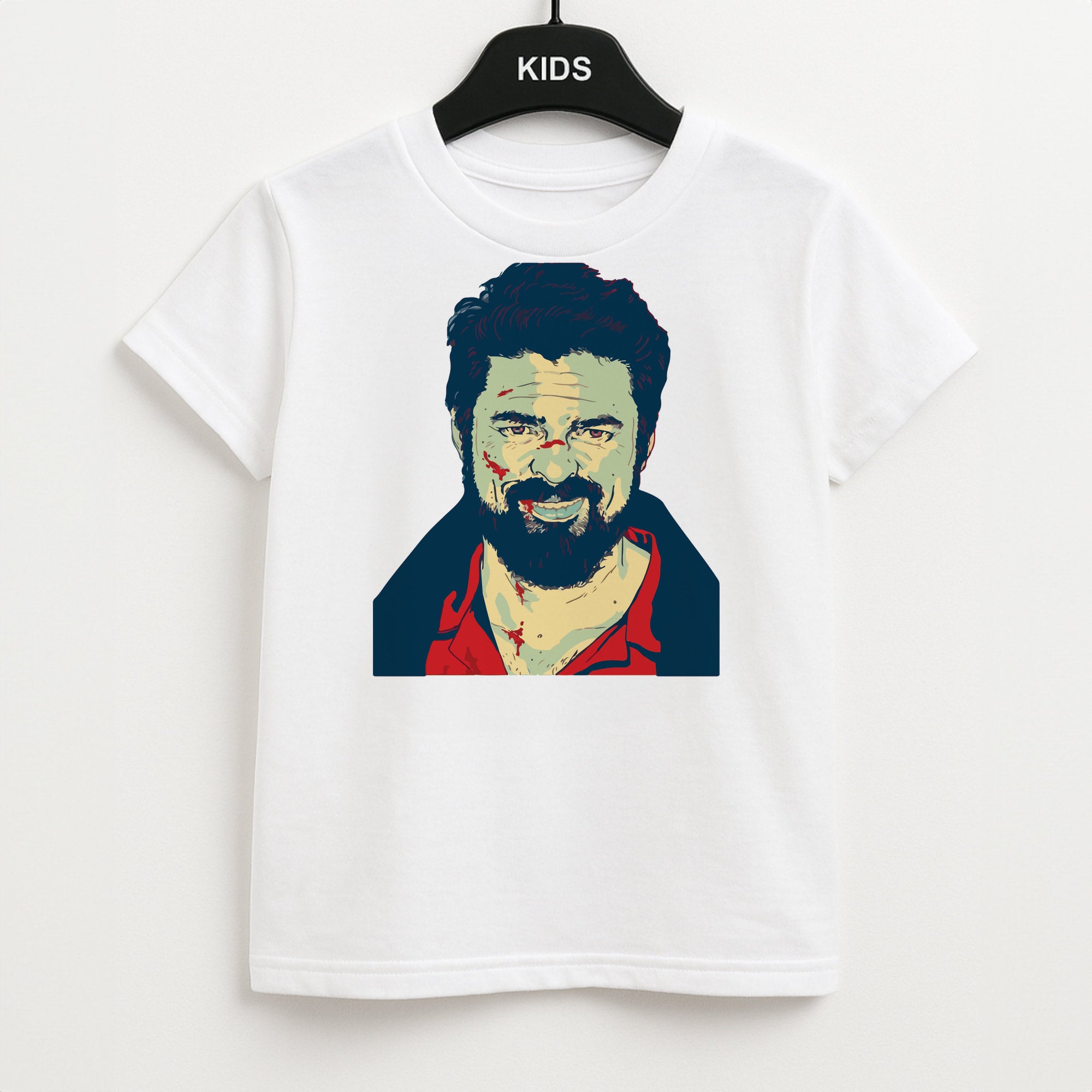 Billy Butcher Face Kids T-Shirt