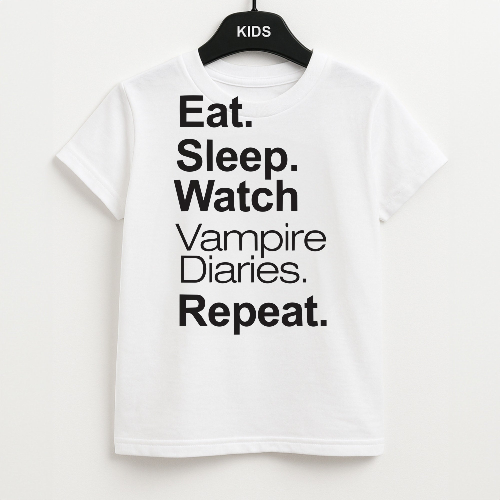 Eat Sleep Watch VPD Repeat Kids T-Shirt