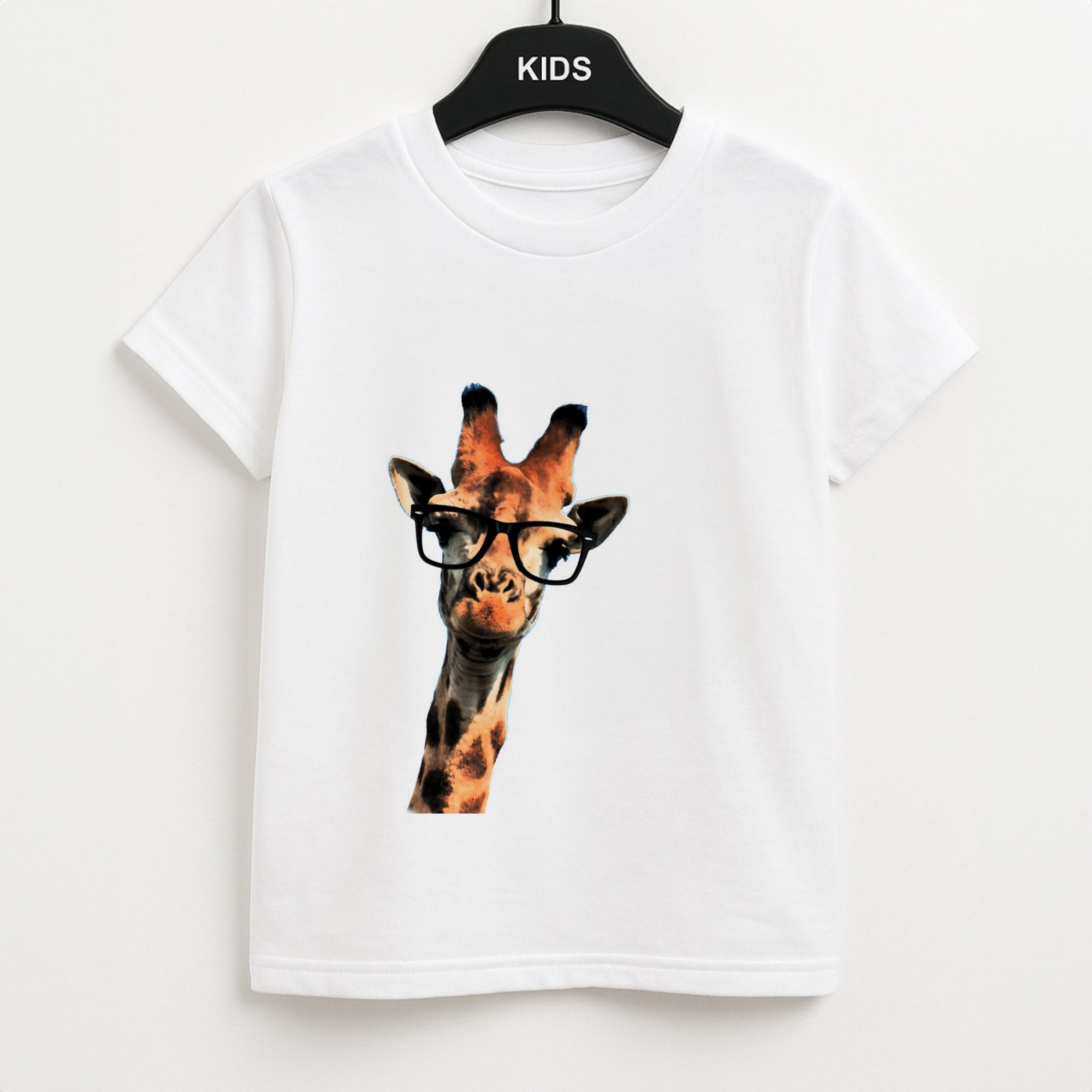 Hipster Giraffe Tumblr Unisex Kids T-Shirt