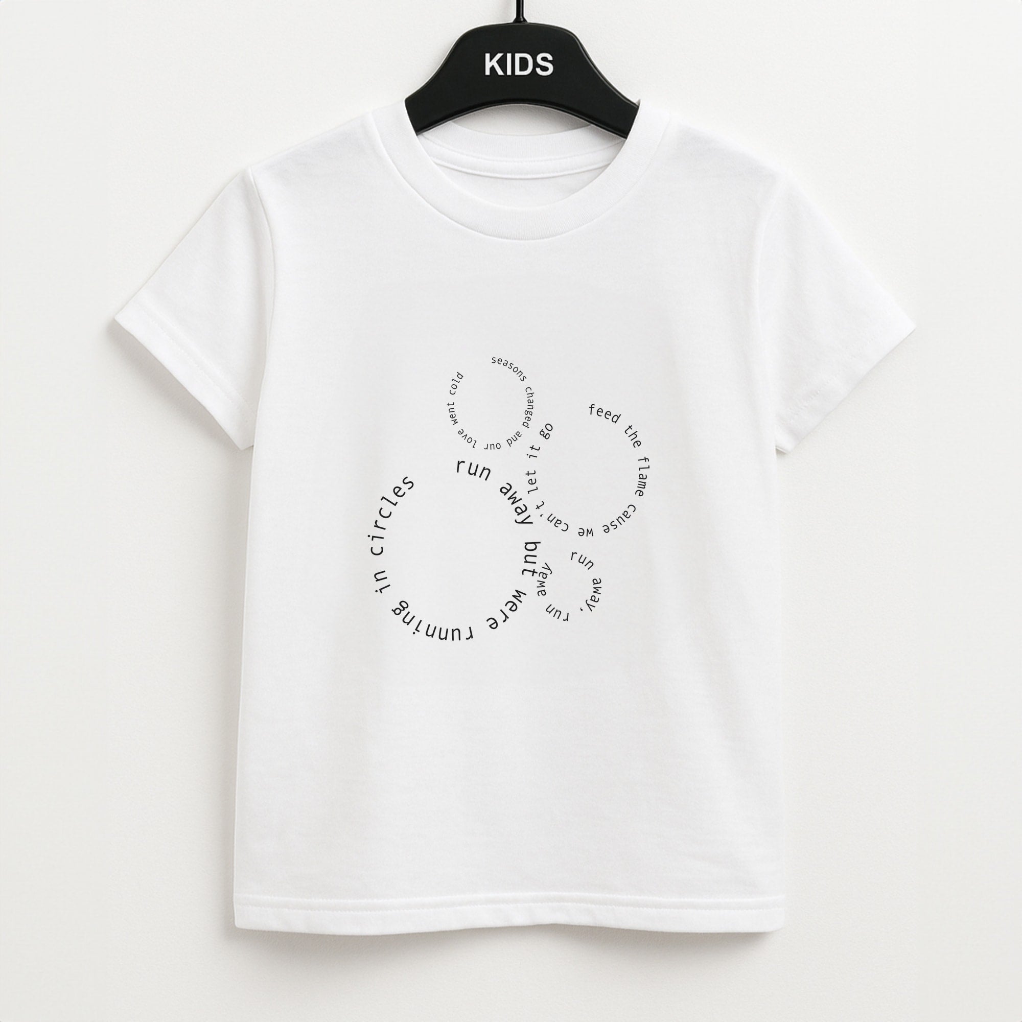 Running In Circles - Post Unisex Kids T-Shirt