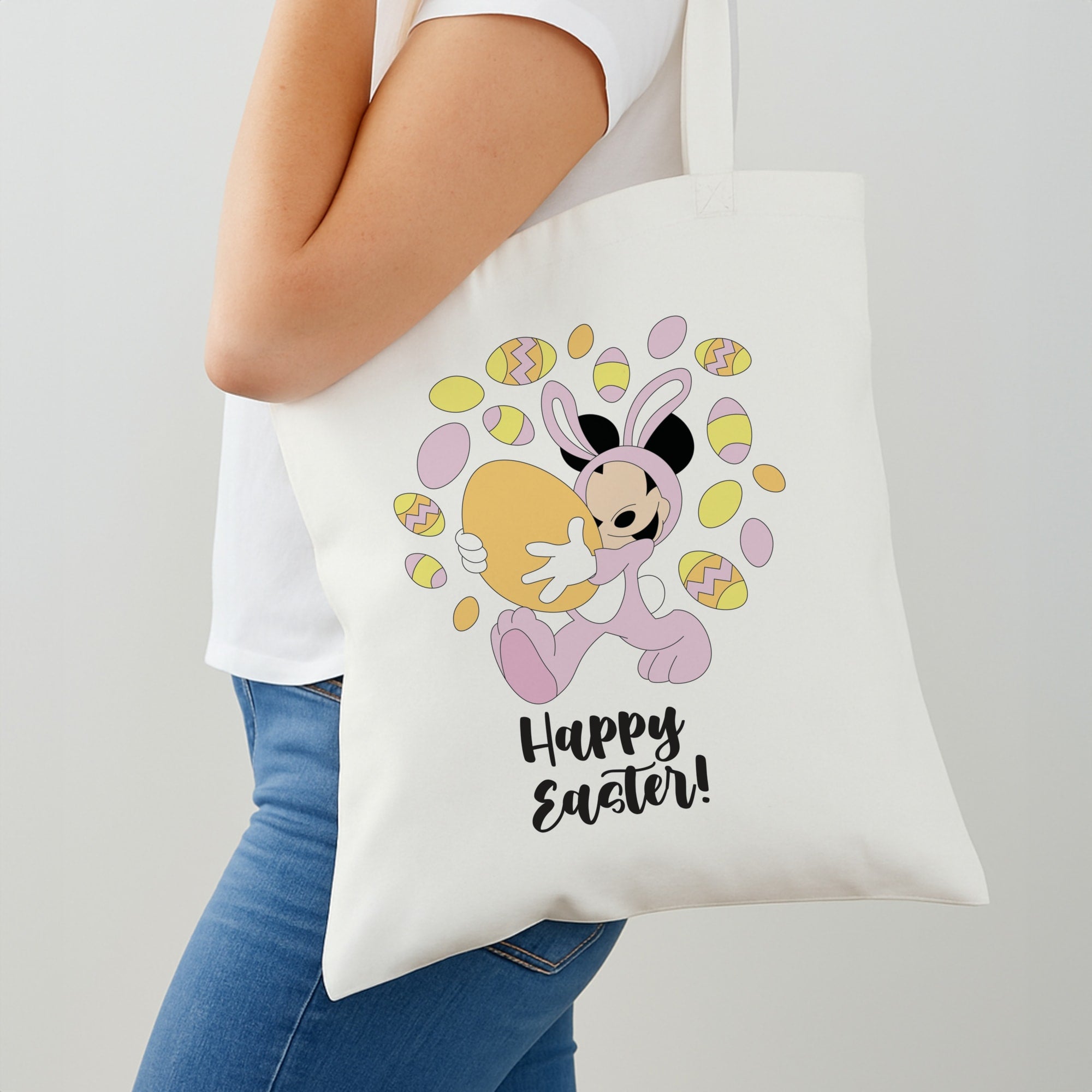 Happy Easter Pink Shoulder Bag