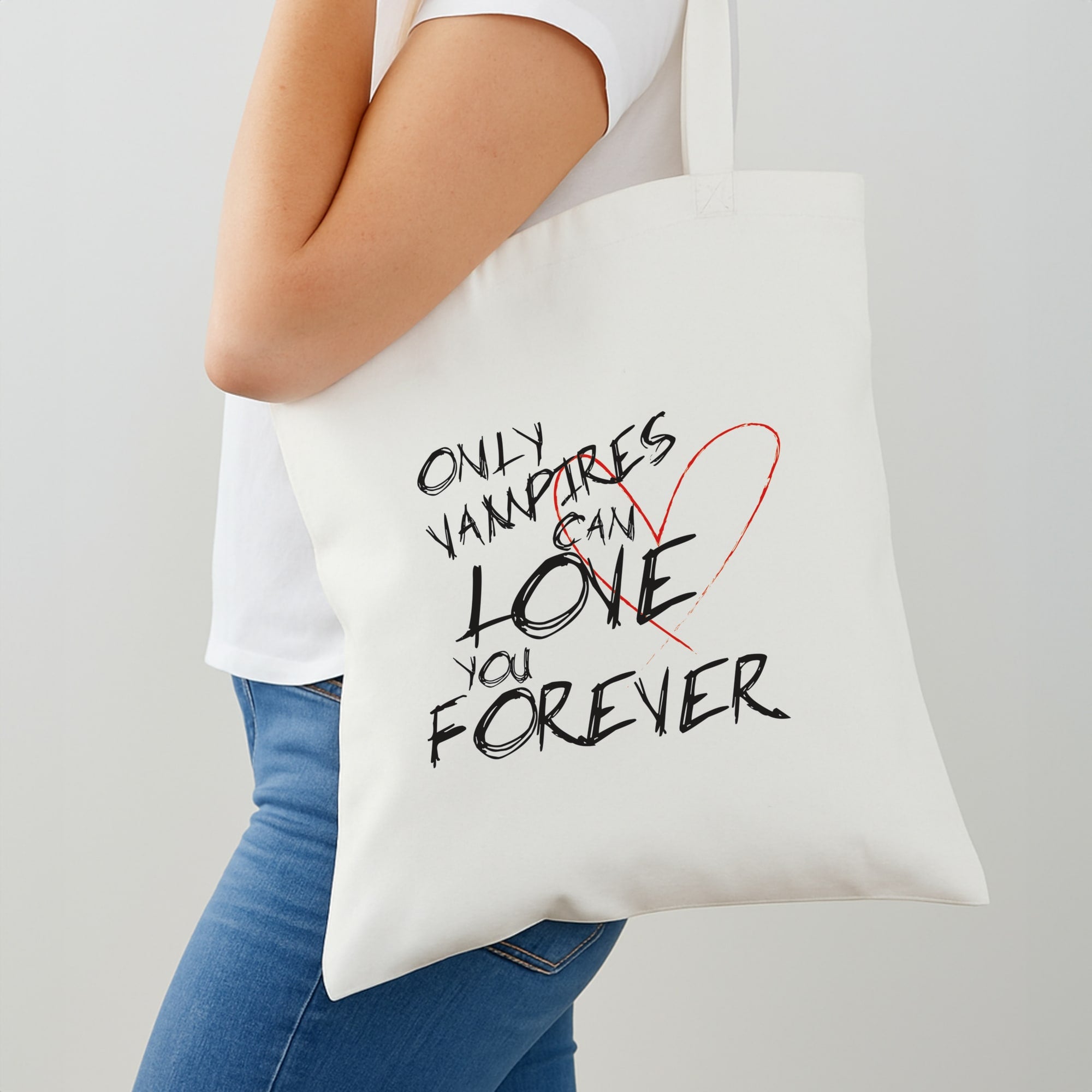 Only Vampires Can Love You Forever - VD Shoulder Bag