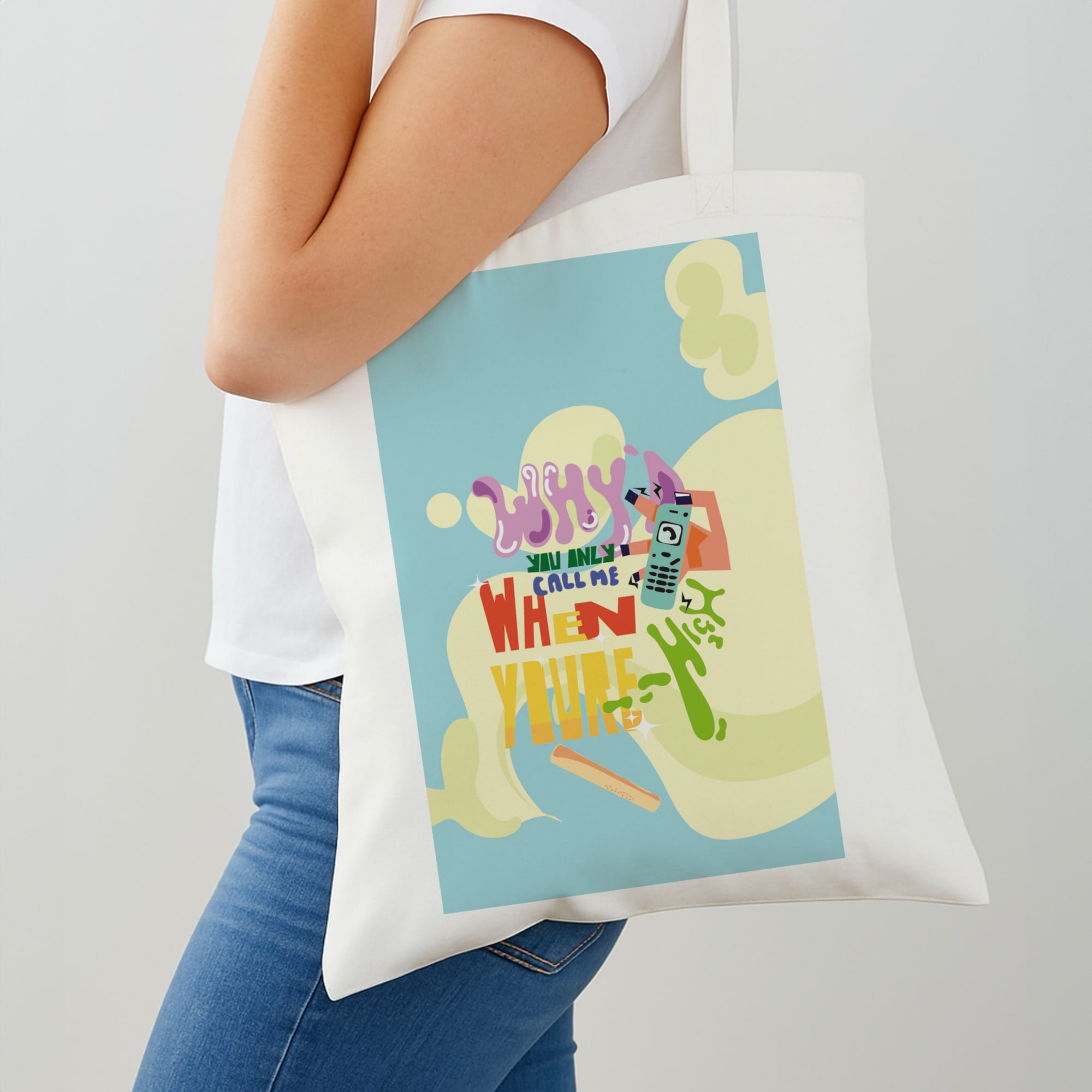 Why'd you only call me when you're high - Arctic Monkeys Shoulder Bag