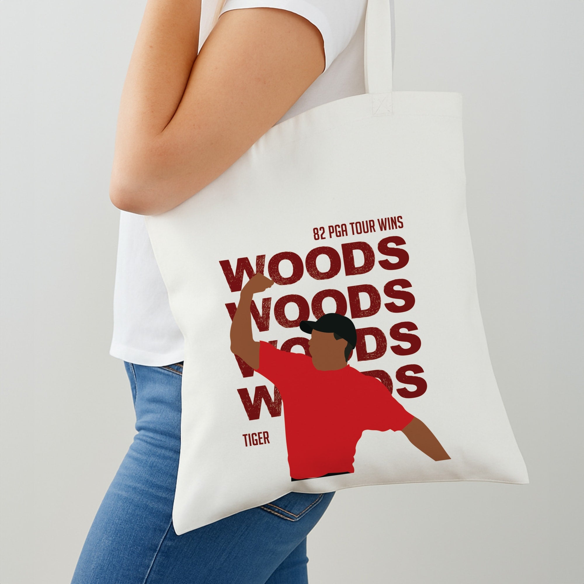 Woods Dark Red Shoulder Bag