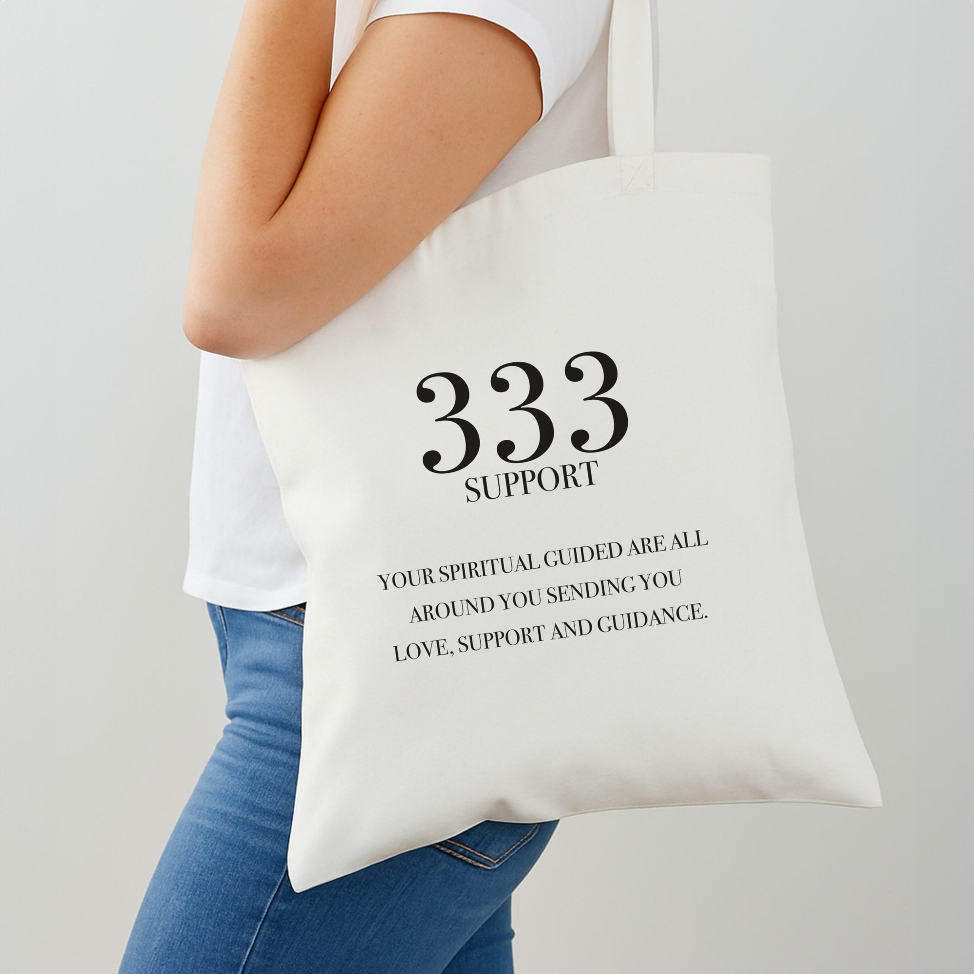 333 - Angel Numbers Shoulder Bag