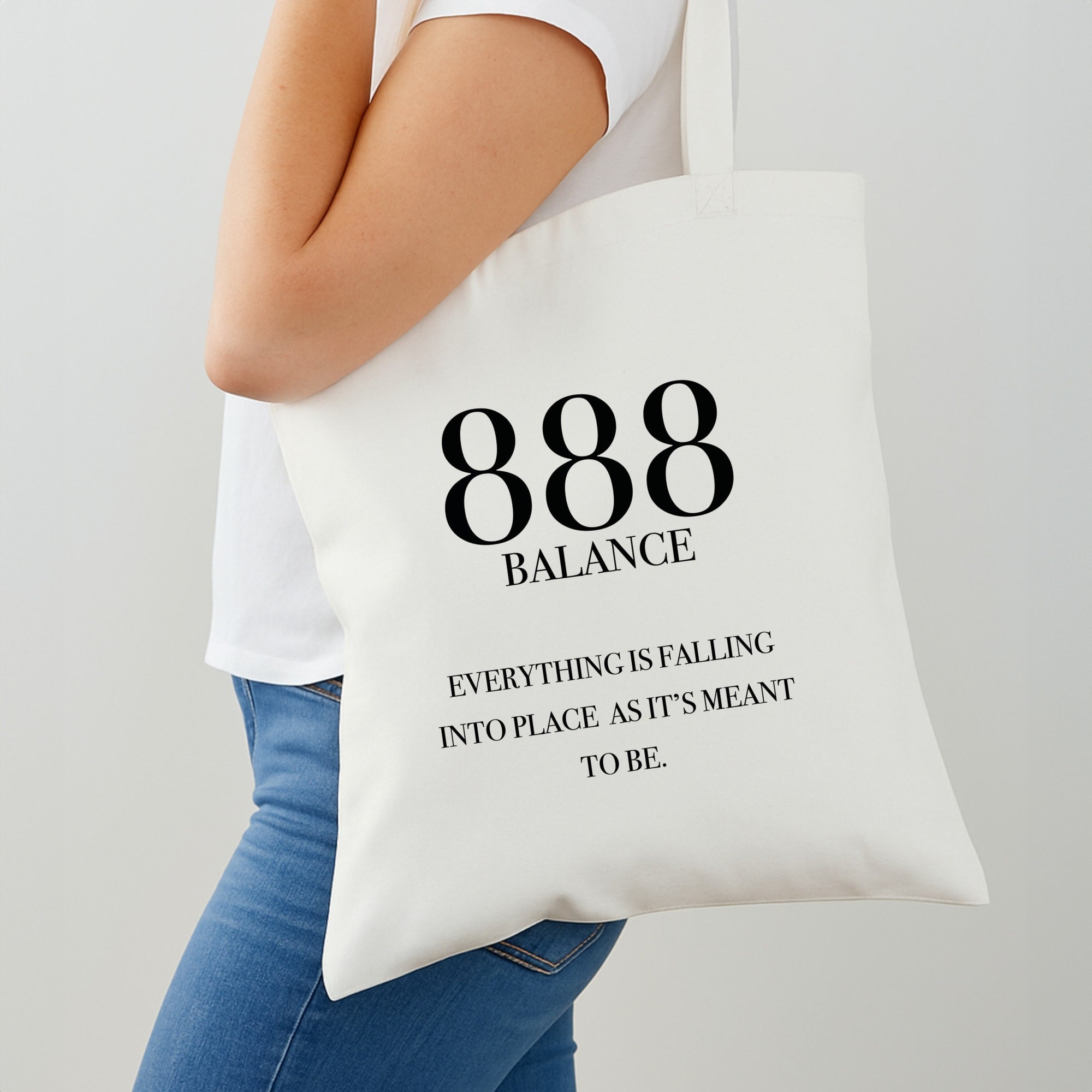 888 - Angel Numbers Shoulder Bag