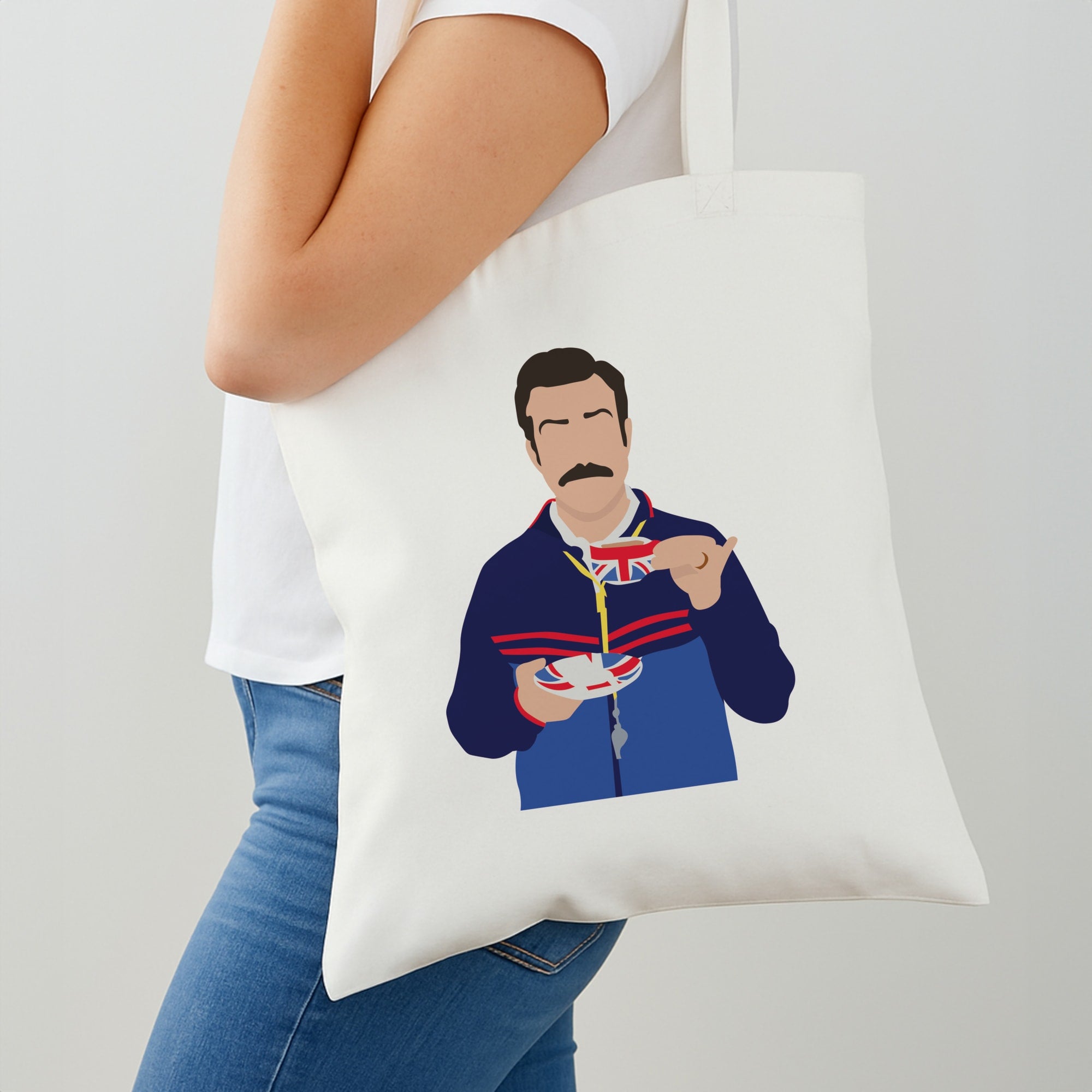 Ted Drinking Tea Shoulder Bag