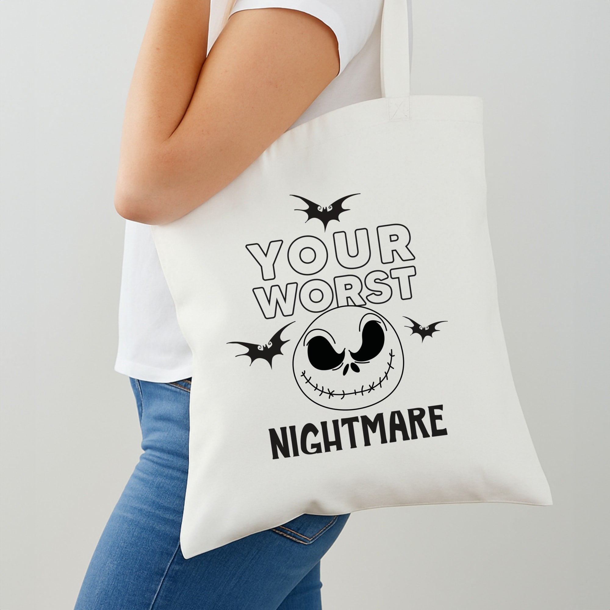 Your Worst Nightmare Purple Shoulder Bag