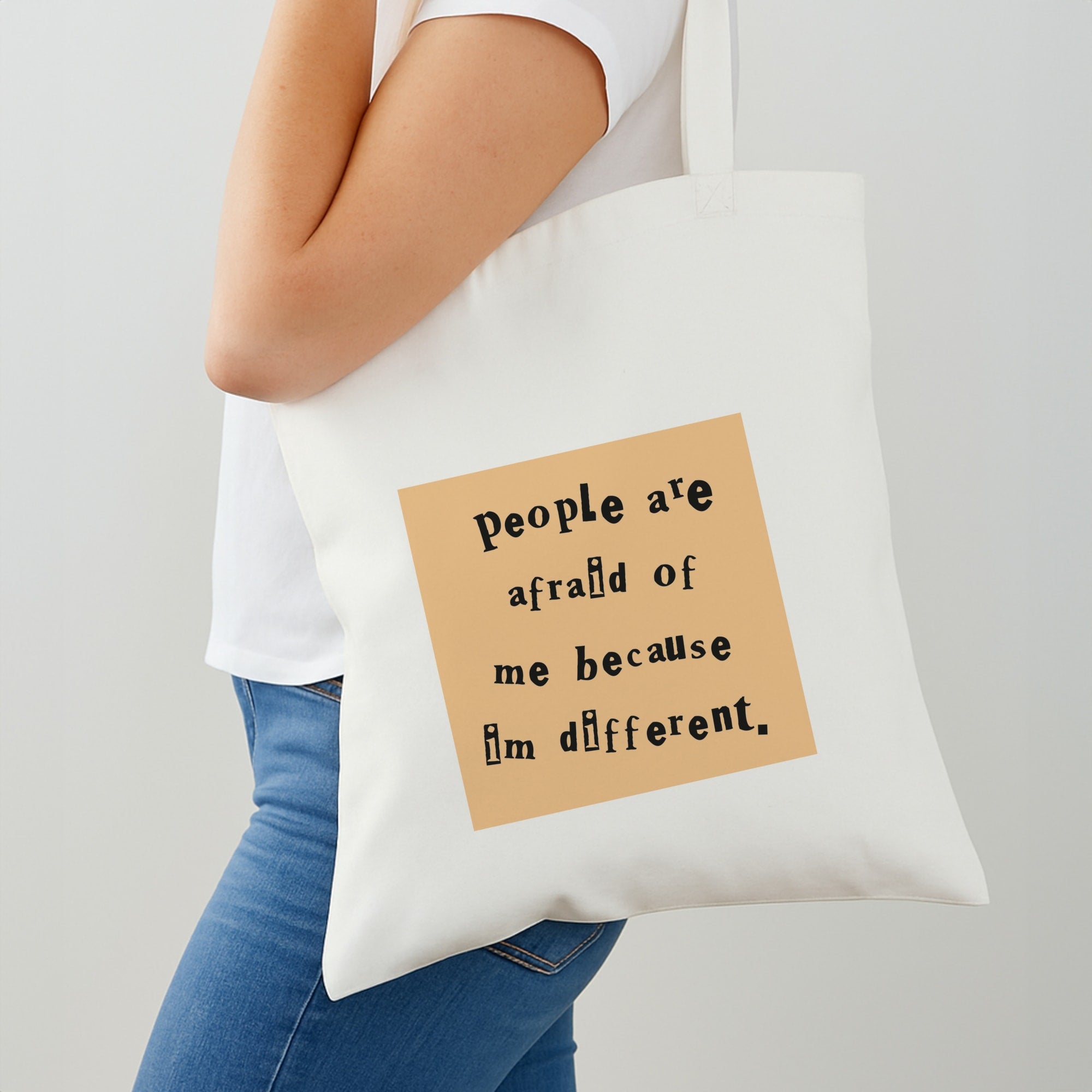 People Are Afraid Of Me - Scissorhands Shoulder Bag