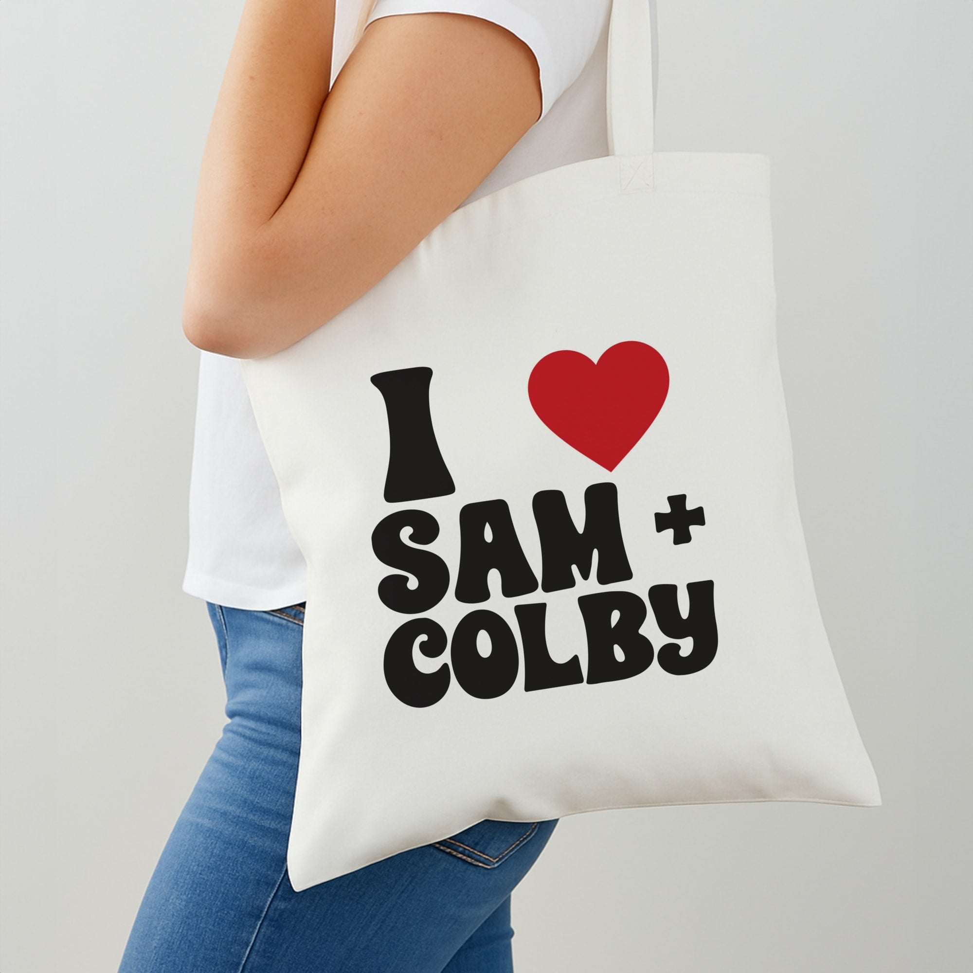 I Love S & C Shoulder Bag