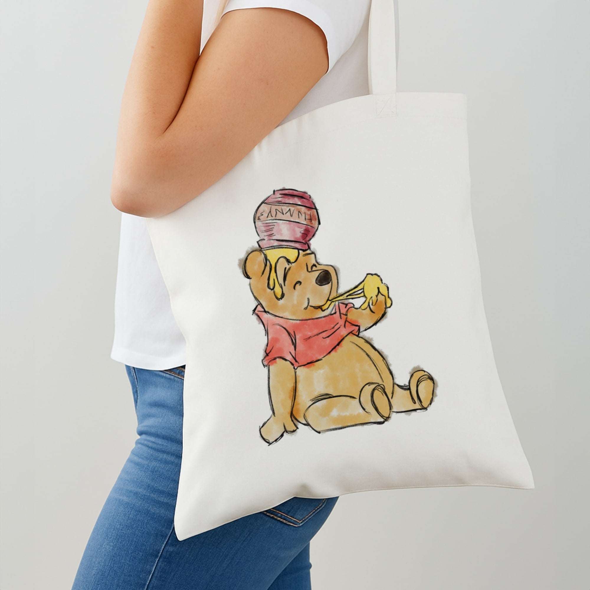 Winnie Sketch Tote Bag