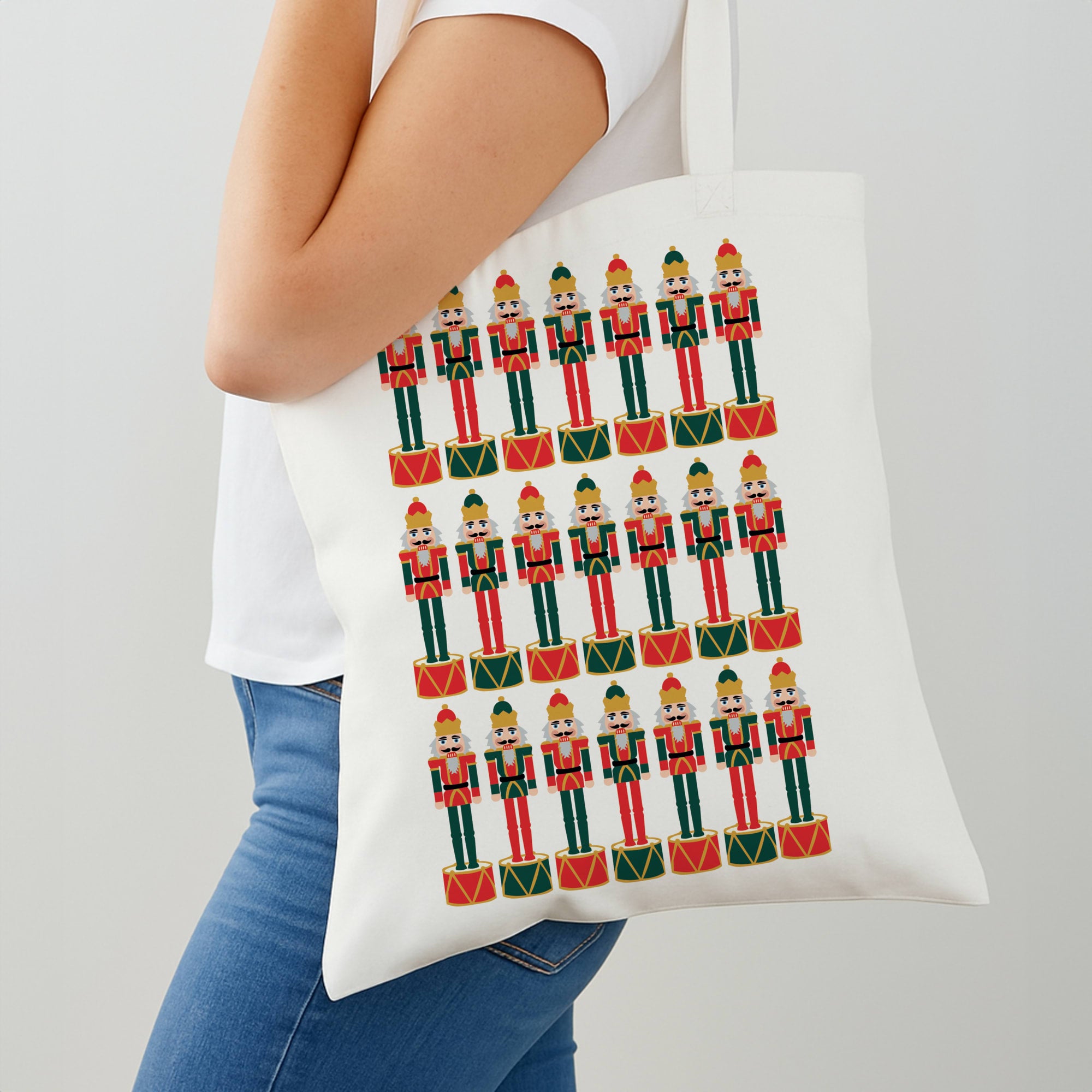 Nutcracker - Christmas Patterns Shoulder Bag