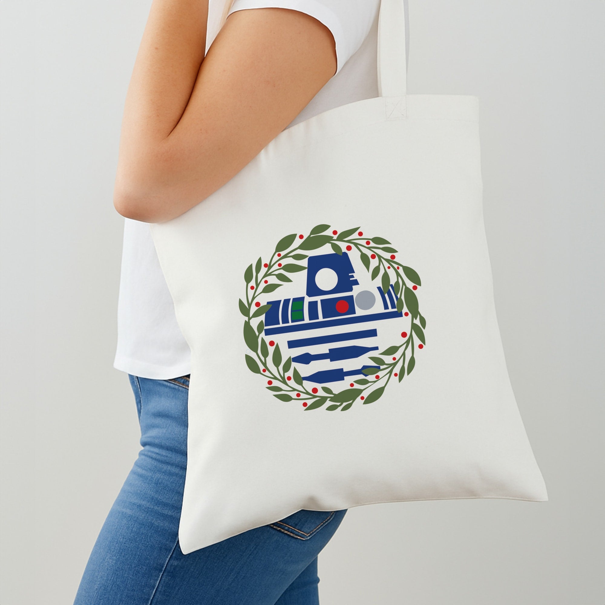 R2D2 Christmas Wreath Shoulder Bag