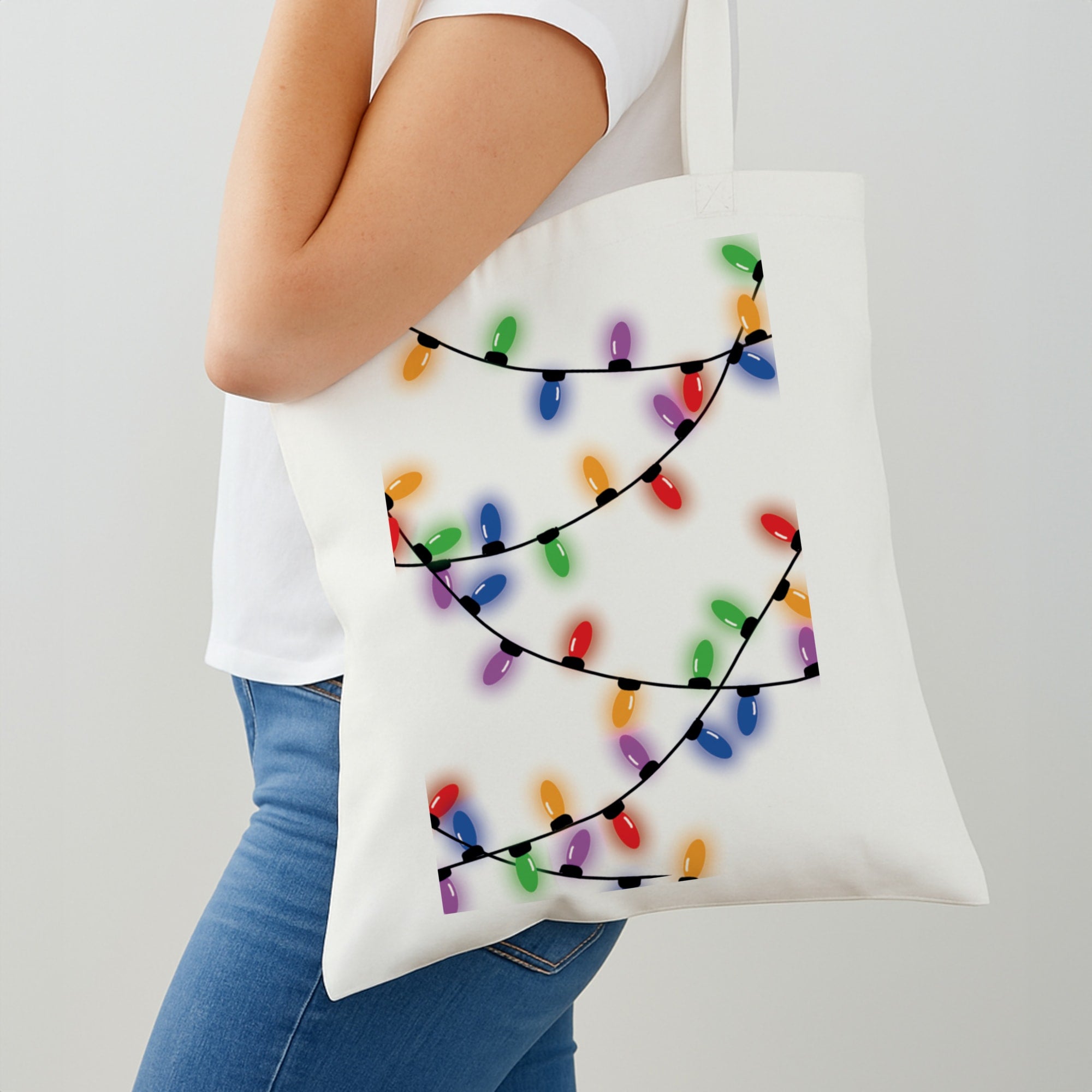 Rainbow Lights - Christmas Patterns Shoulder Bag