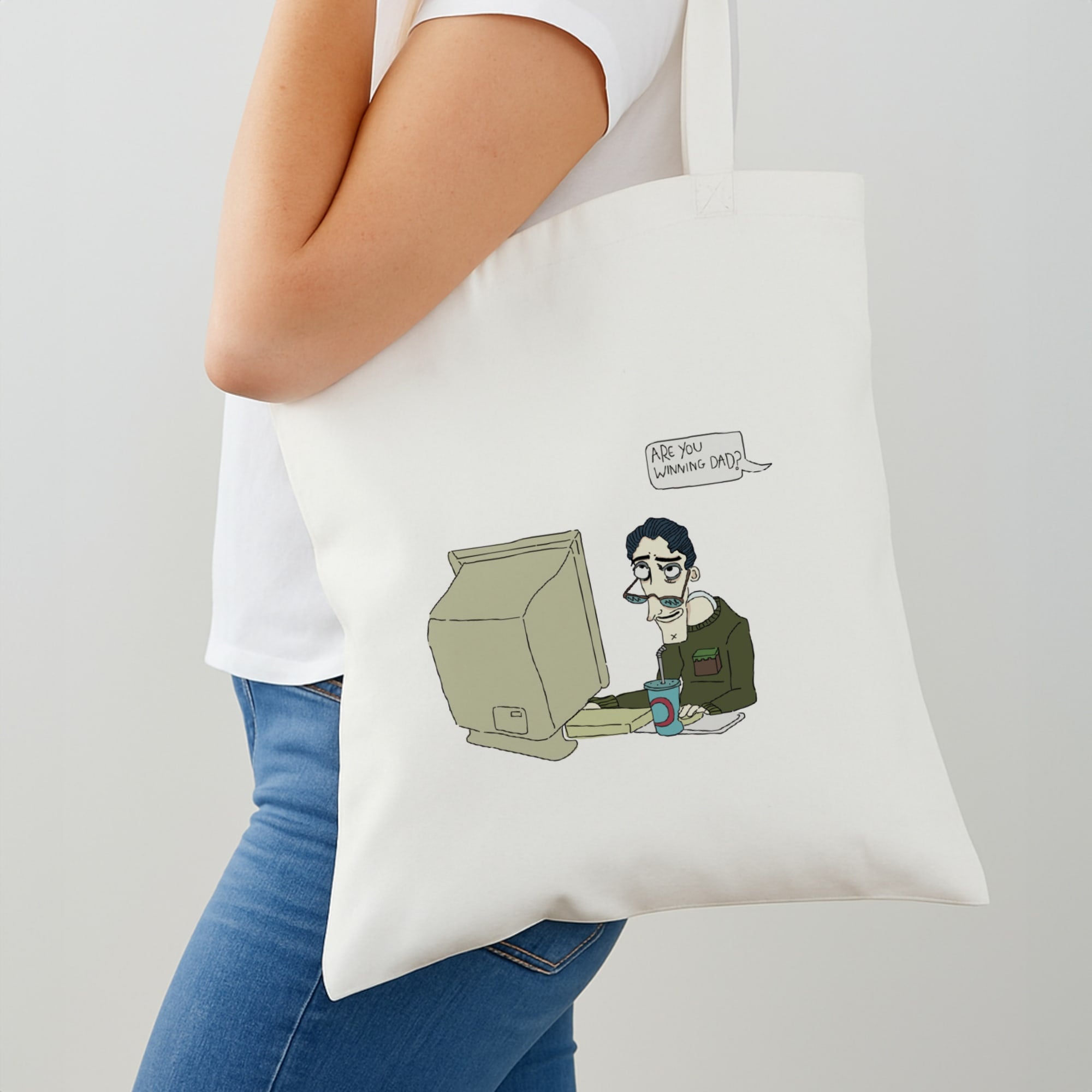 Are You Winning Dad Shoulder Bag