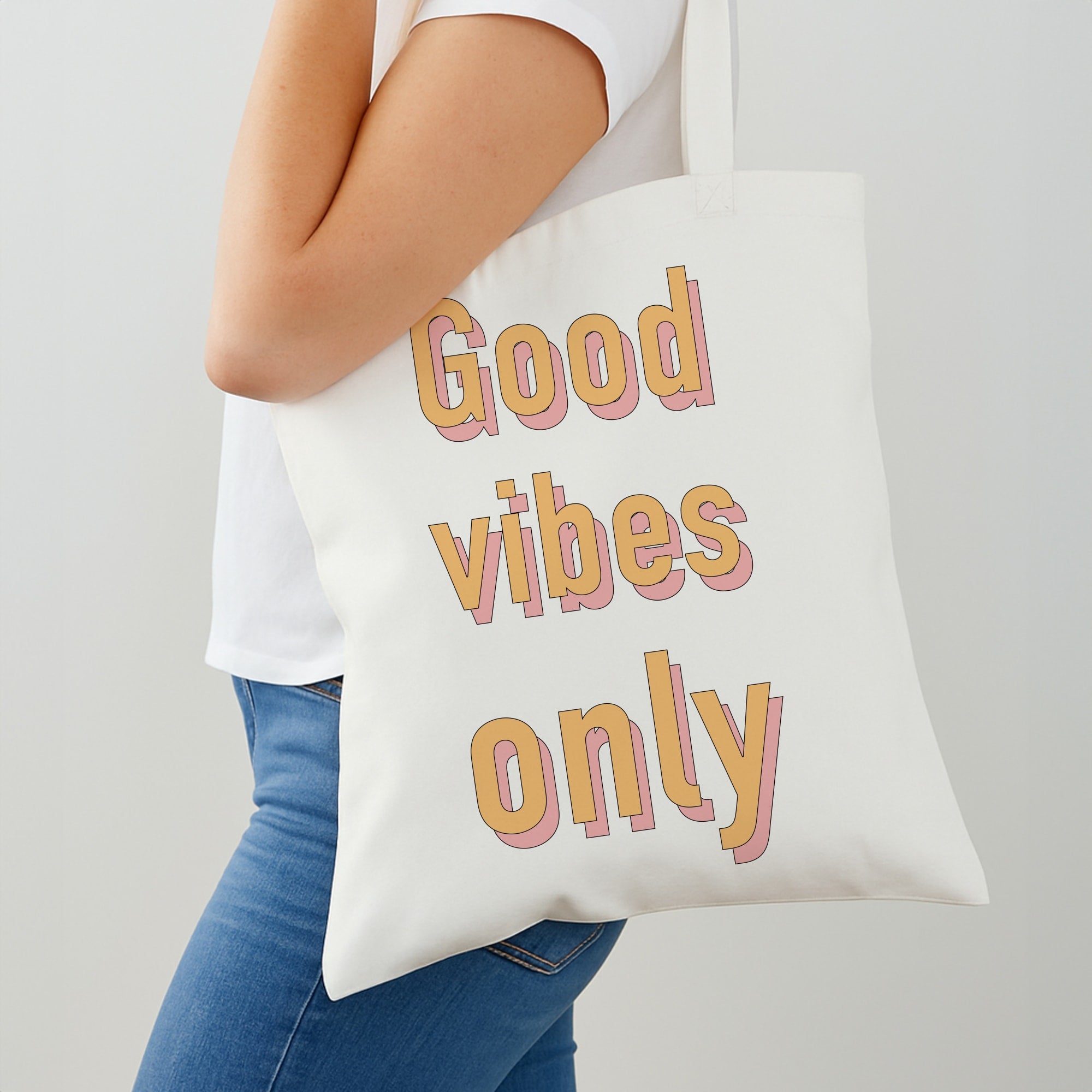Good Vibes Only Shoulder Bag