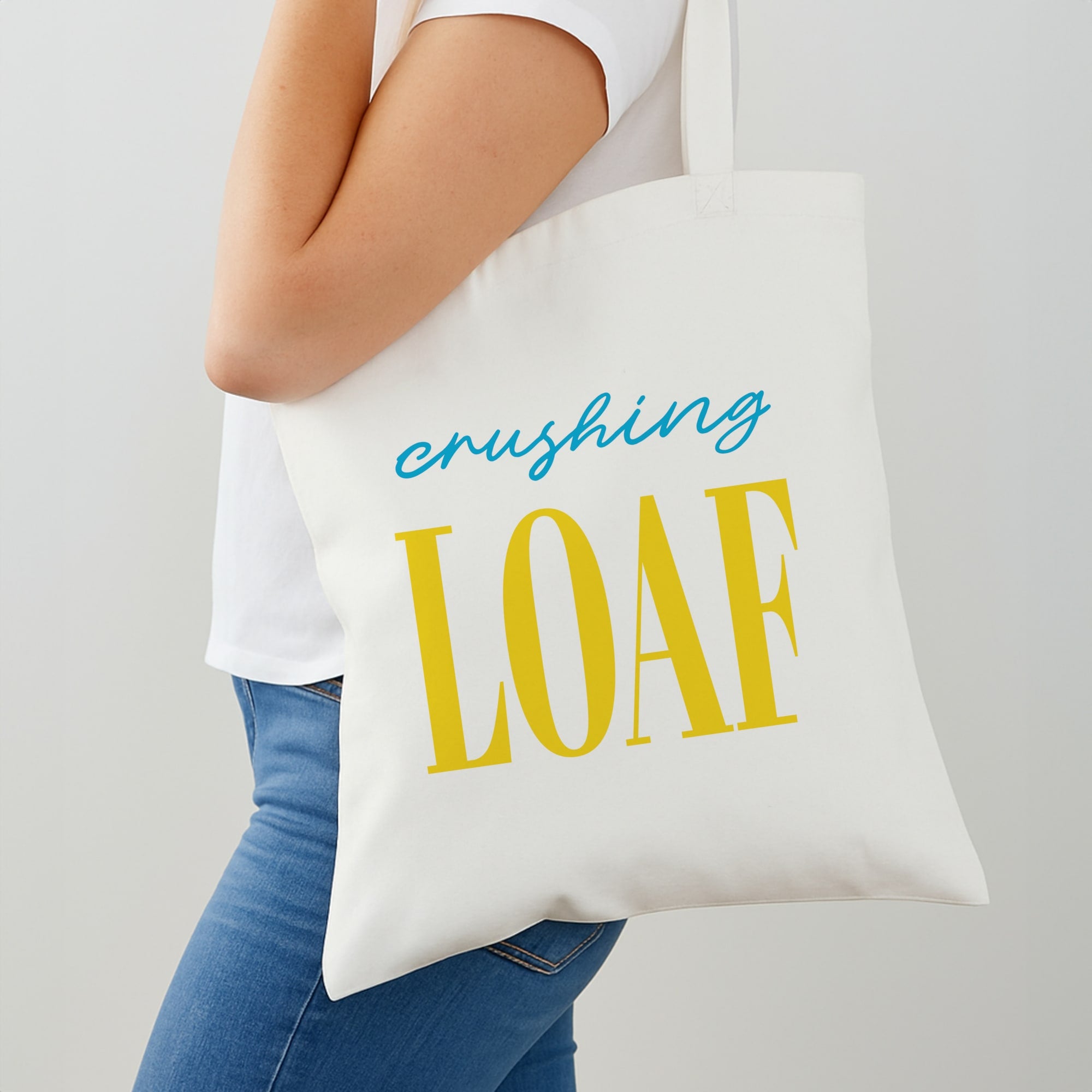 Crushing Loaf Blue Shoulder Bag