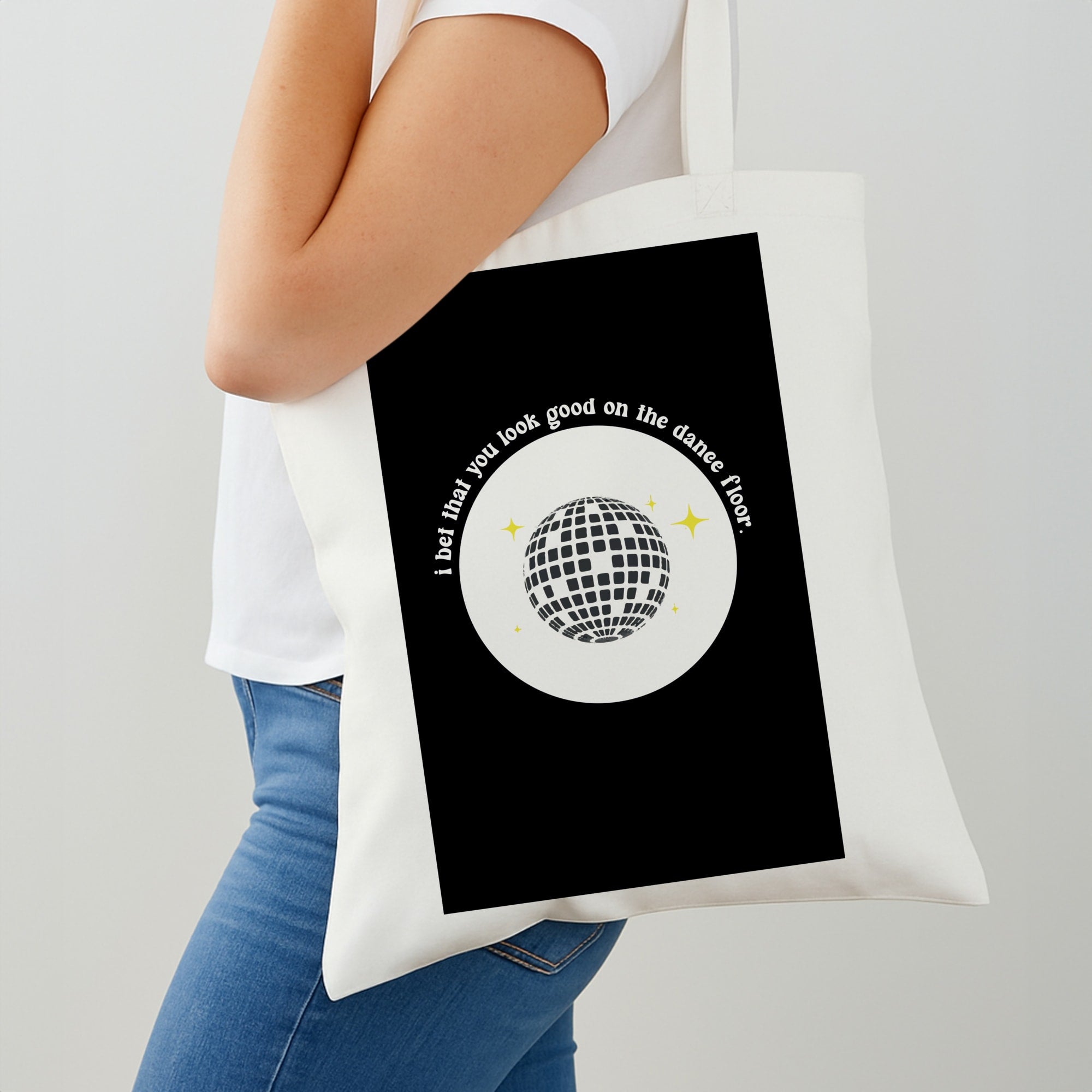 I bet that you look good on the dance floor Shoulder Bag