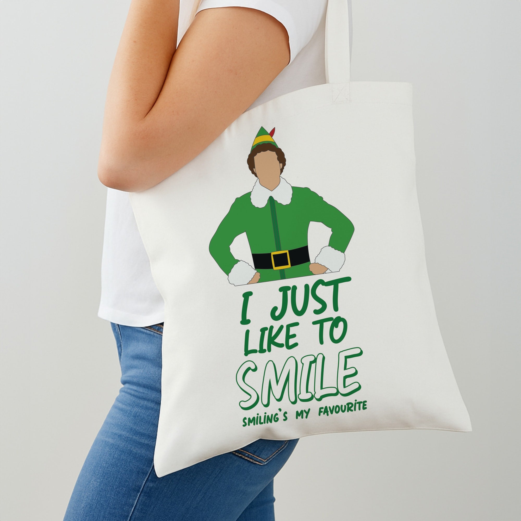 I Just Like To Smile Shoulder Bag