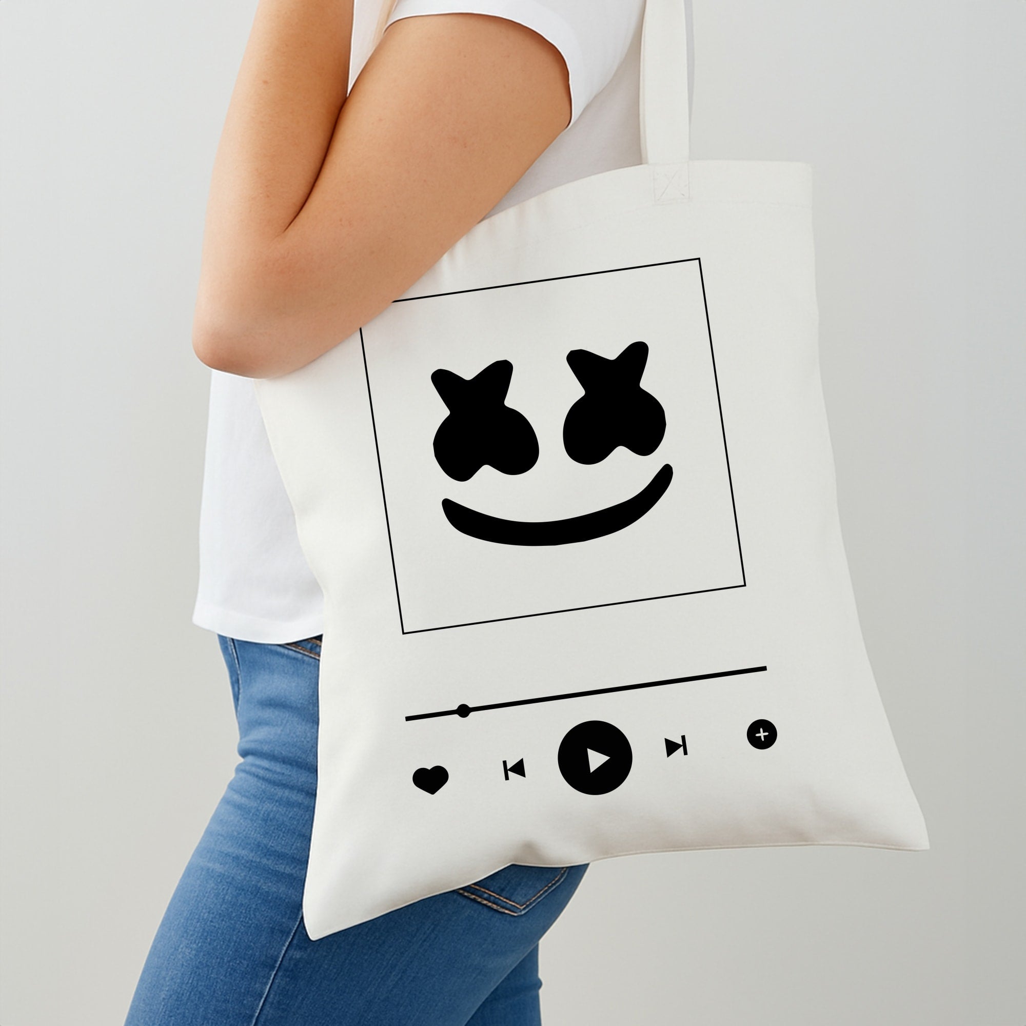 Helmet DJ Album Cover Shoulder Bag