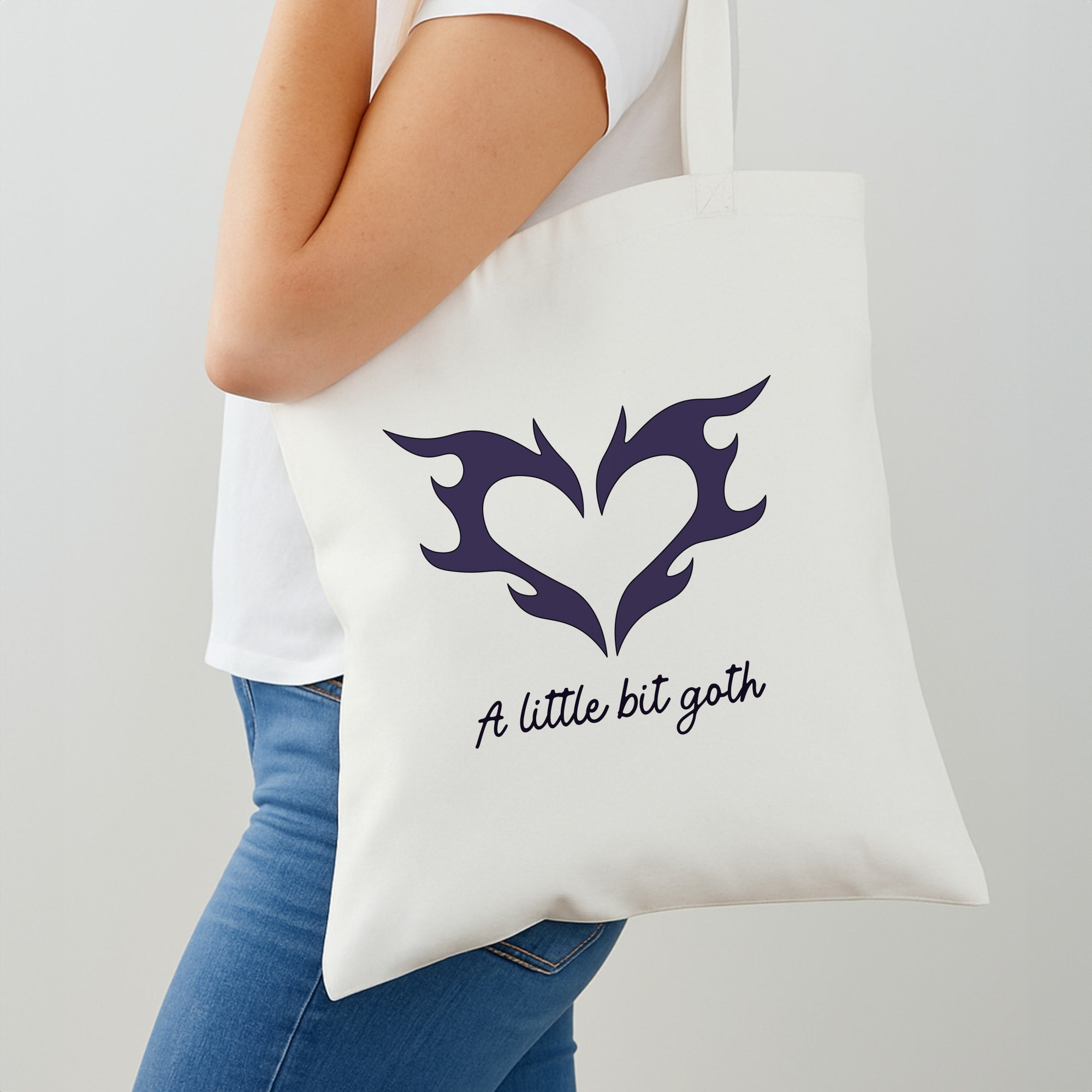 A Little Bit Goth Purple Shoulder Bag