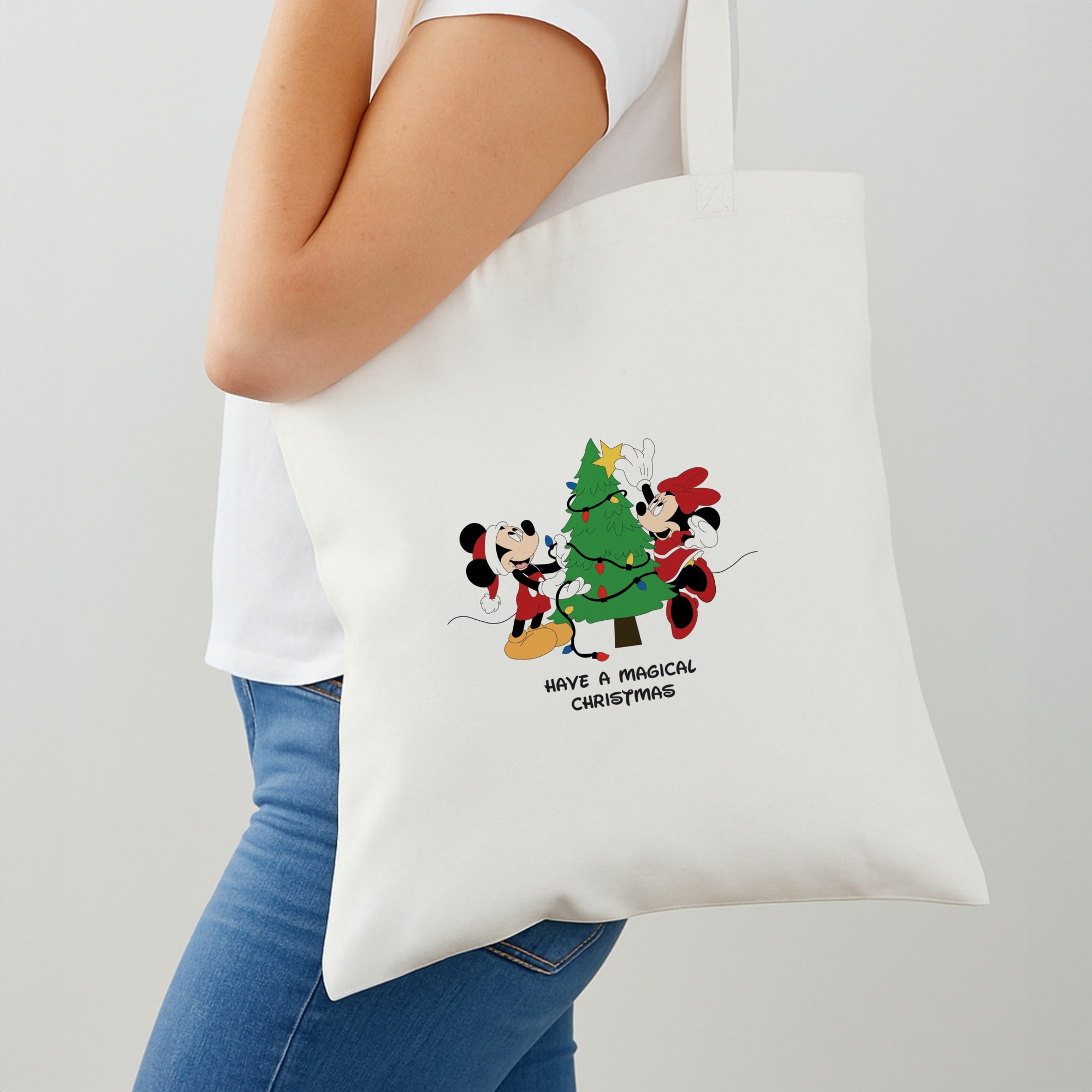 Festive Fairytale Mice - Christmas Shoulder Bag