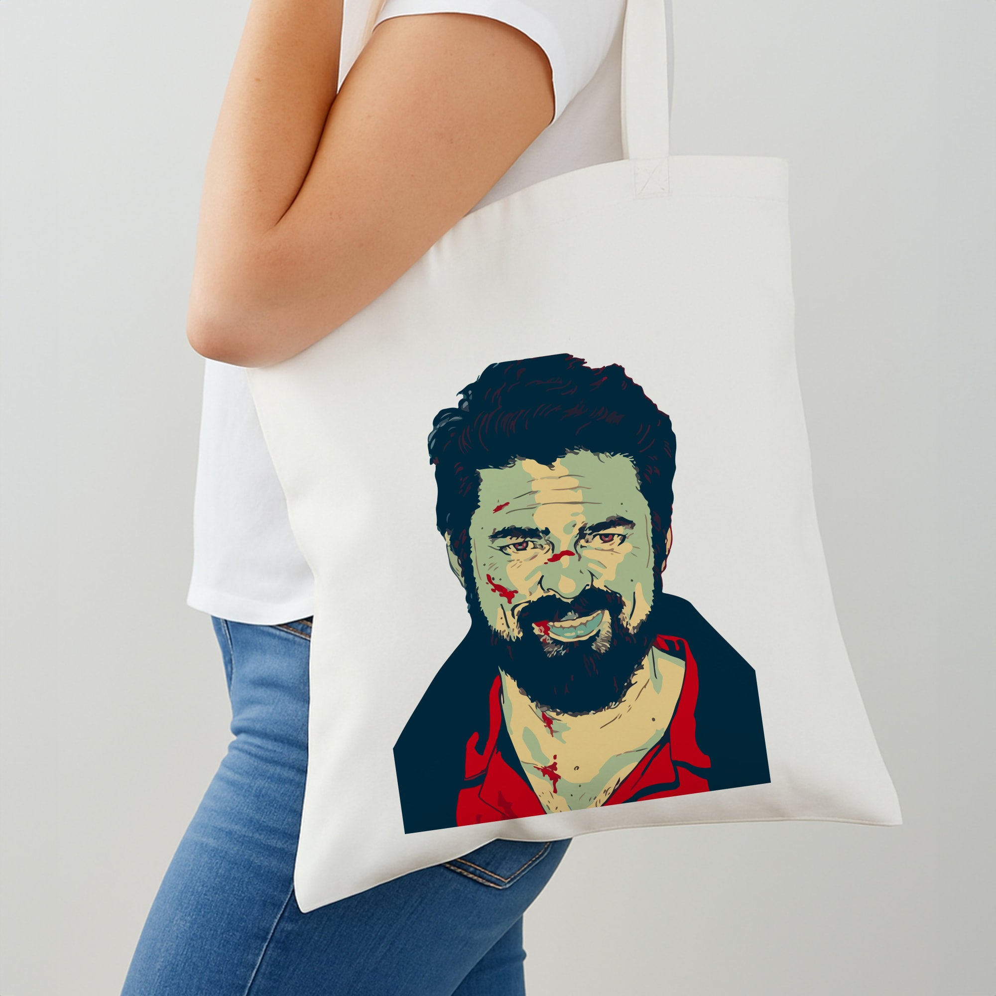 Billy Butcher Face Shoulder Bag