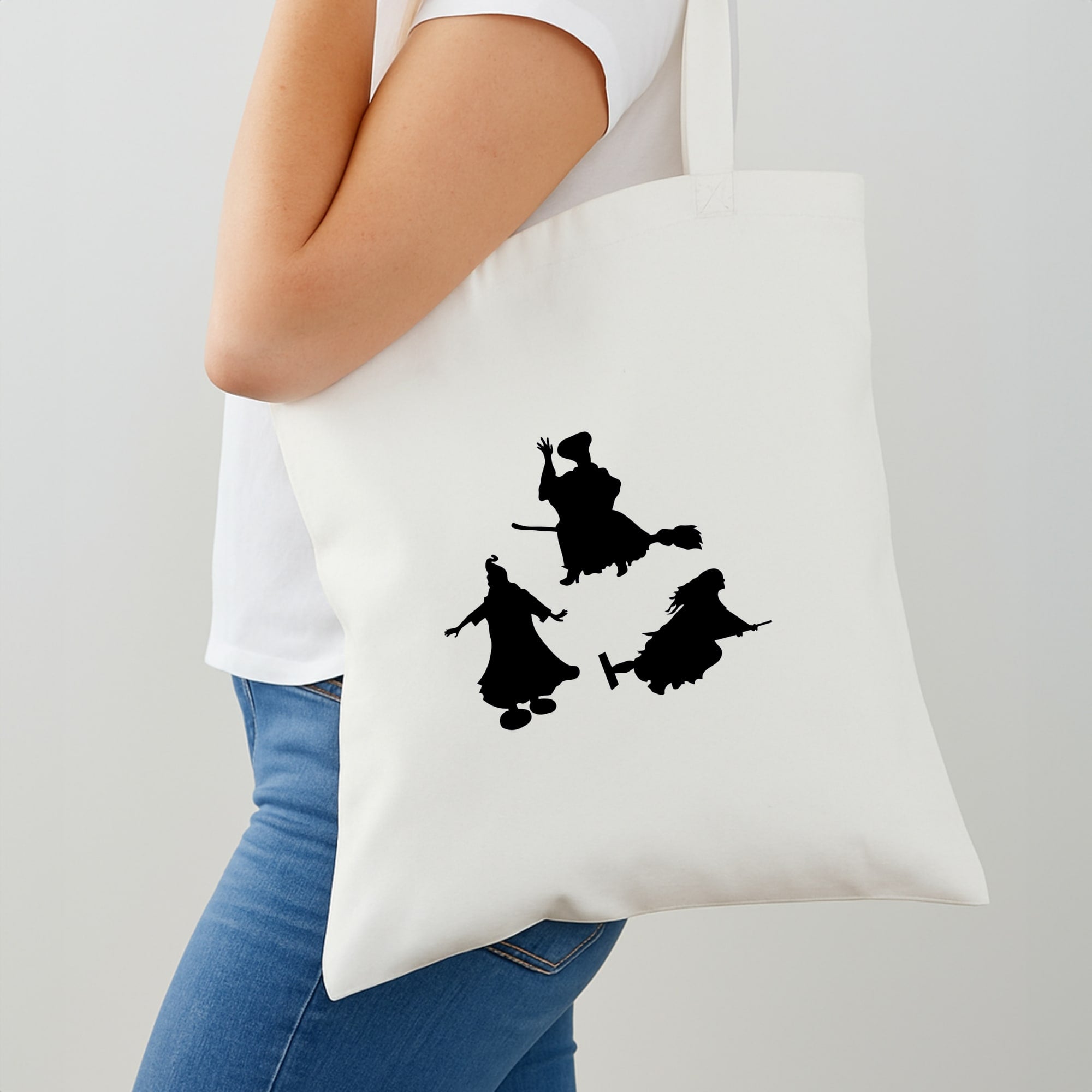 Witches Outline - Hocus Halloween Shoulder Bag