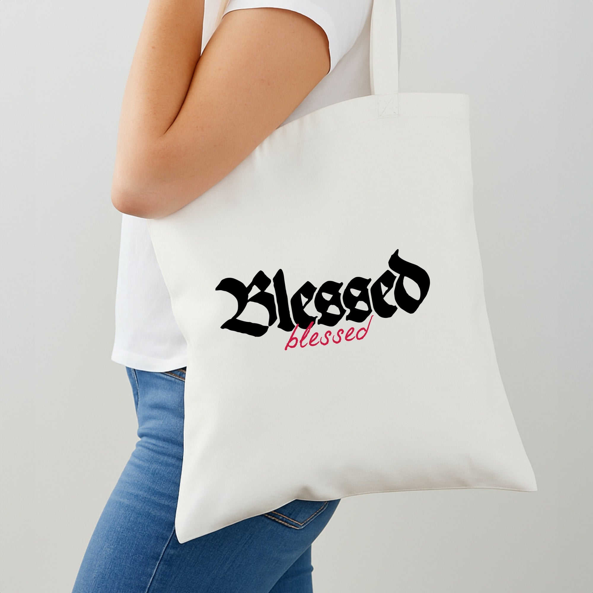 Glitter Blessed Shoulder Bag