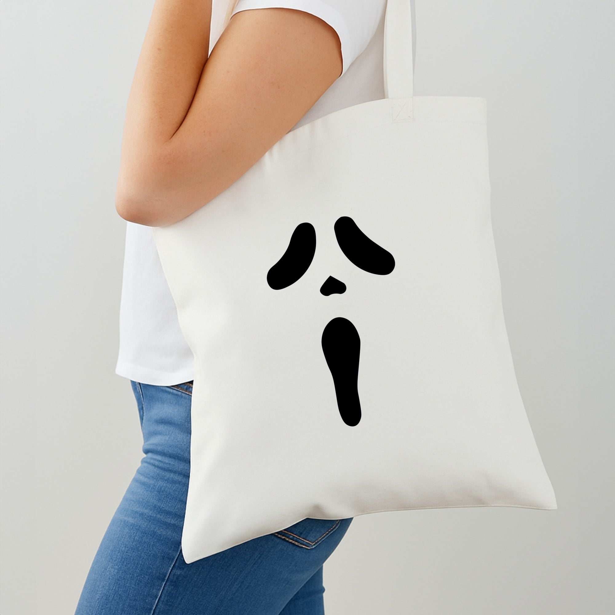 Scream Face Shoulder Bag