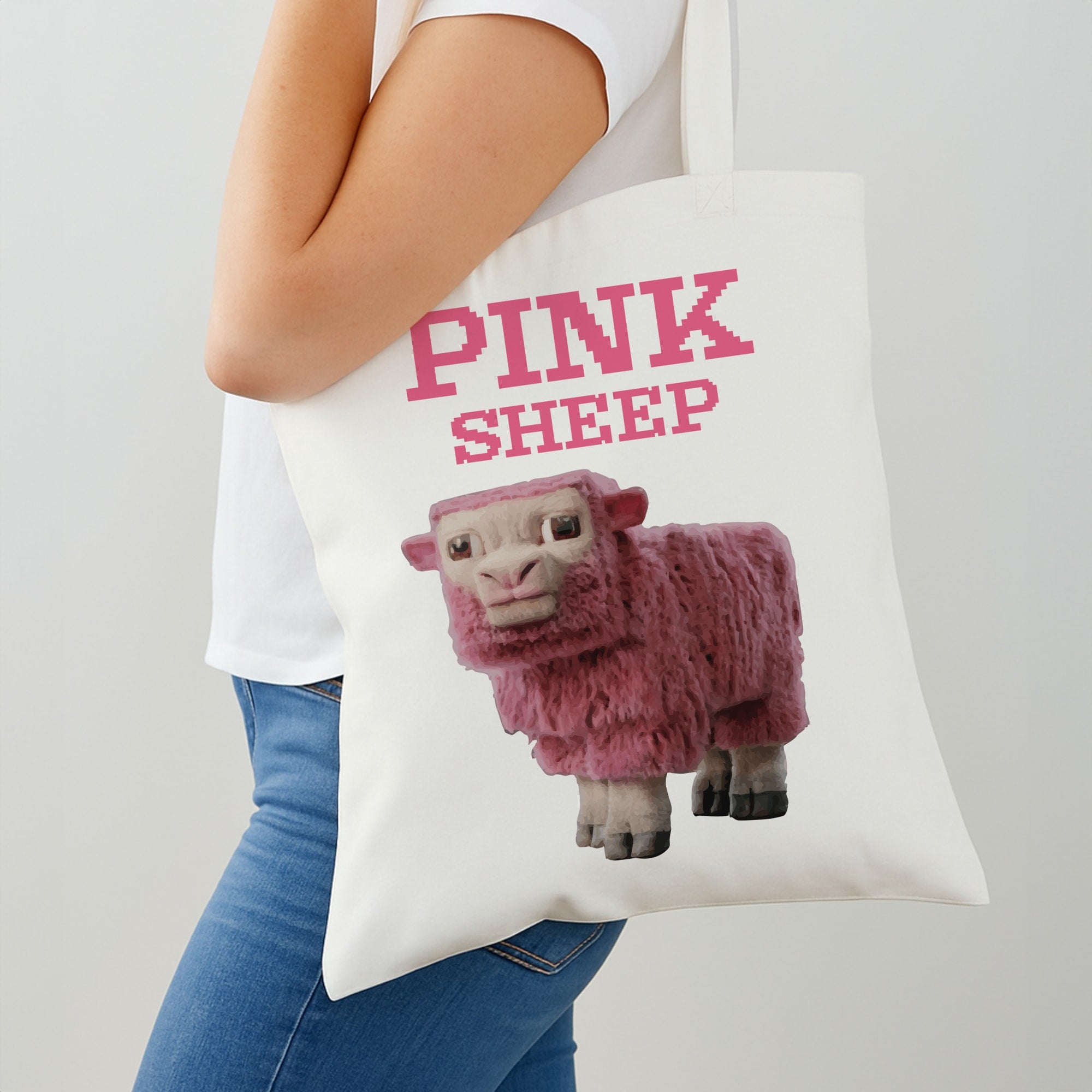 Pink Sheep Shoulder Bag