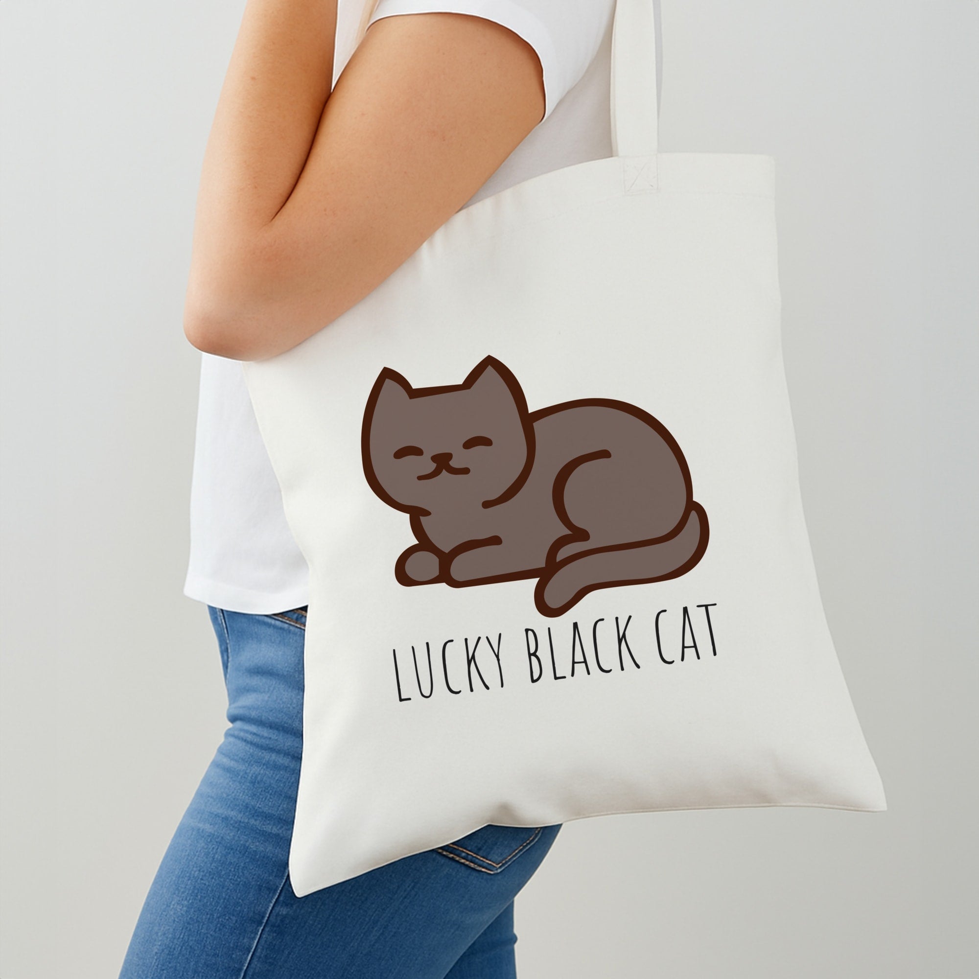 Lucky Black Cat - Cats Shoulder Bag
