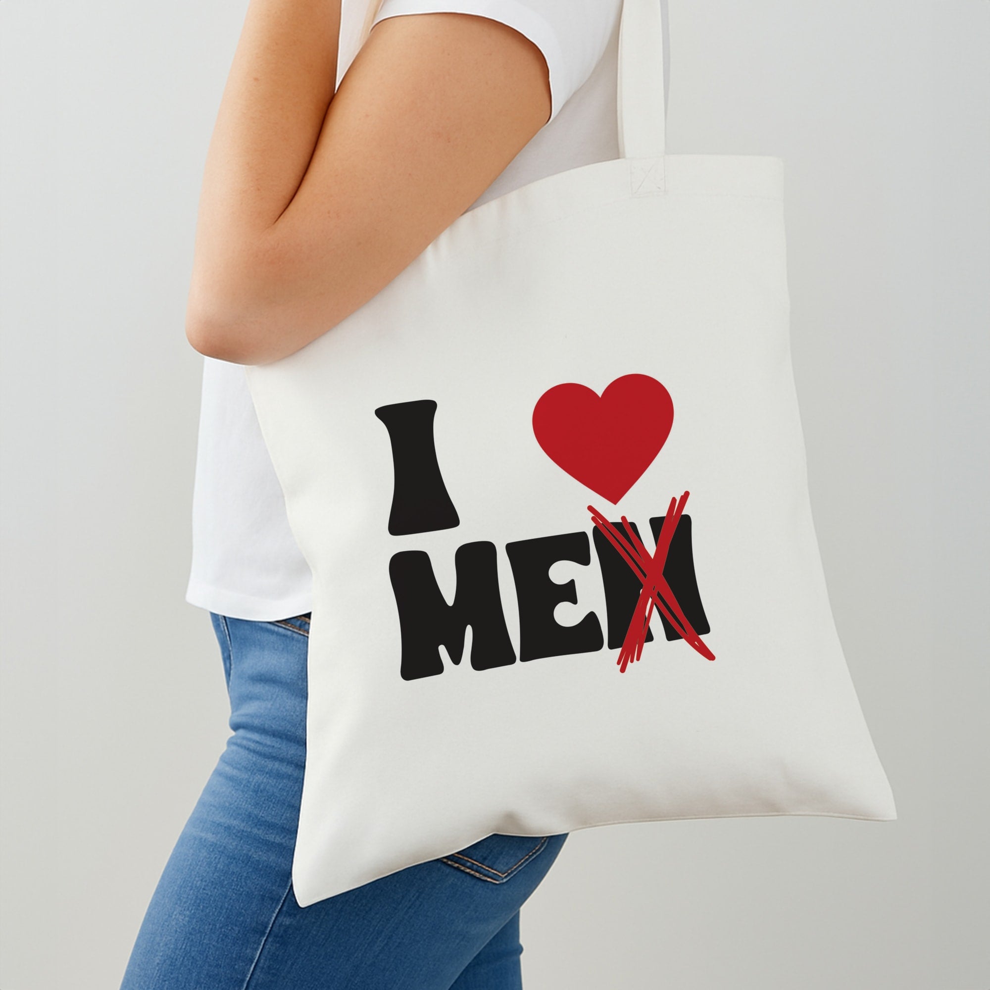 I Love Me - Funny Quotes Shoulder Bag